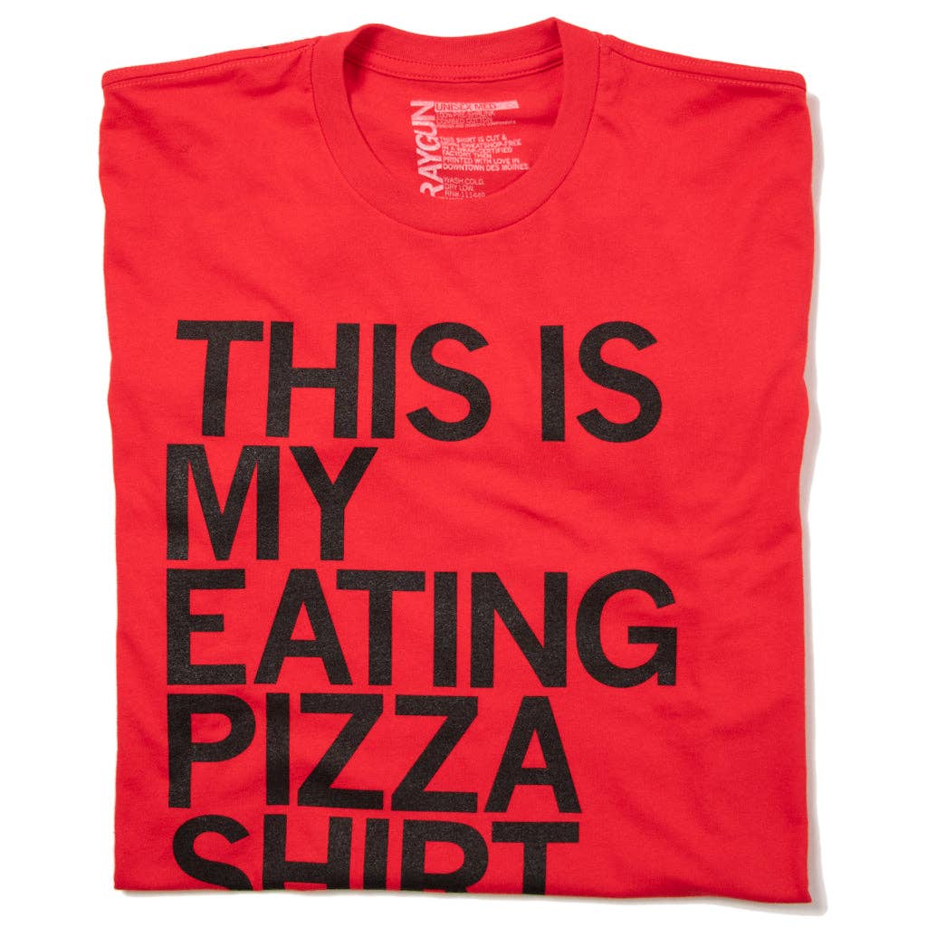 This Is My Eating Pizza Shirt Hoodie, Sweatshirt | PodTeesHub.com