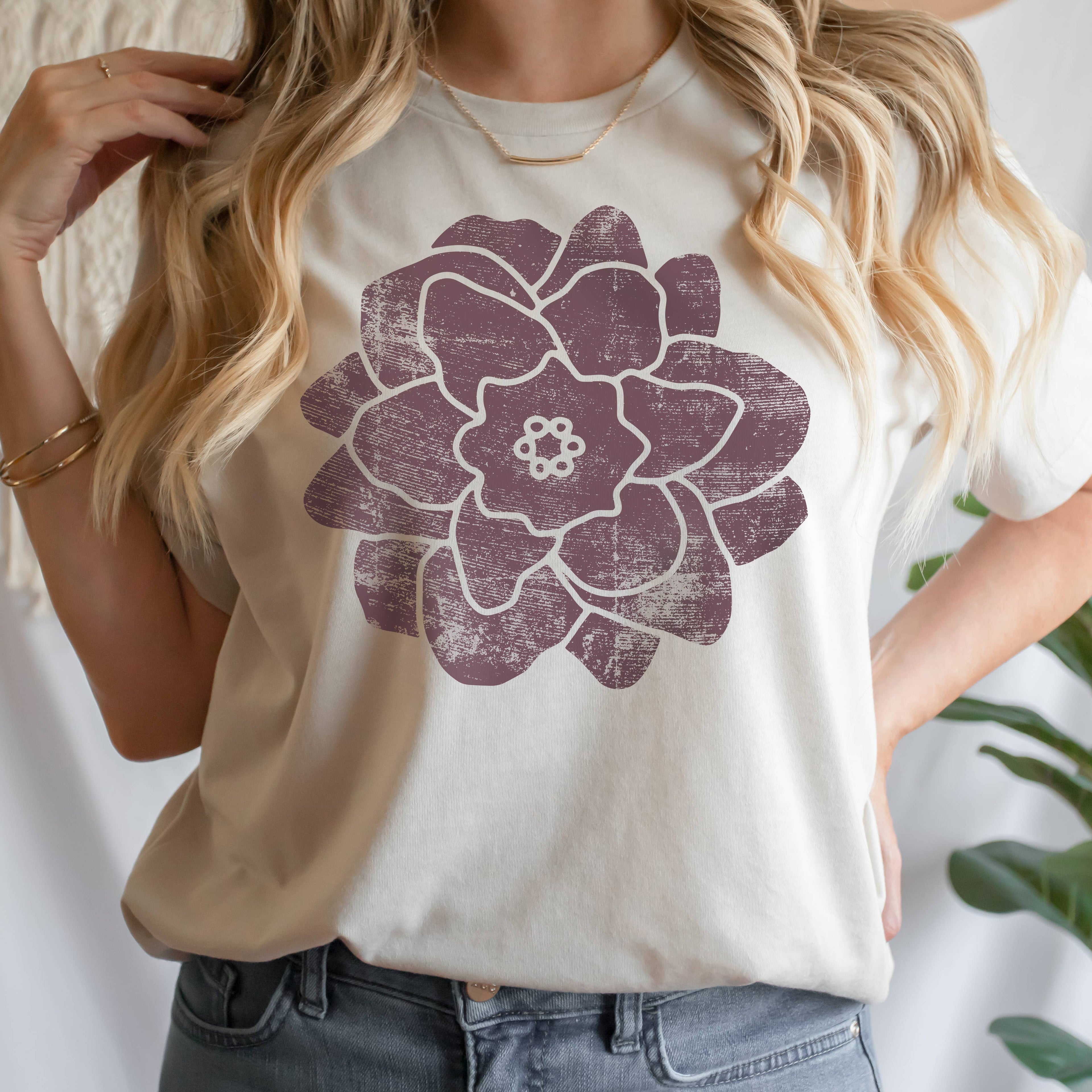 Dahlia Tee | Floral | Sizes XS-2XL Hoodie, Sweatshirt | PodTeesHub.com
