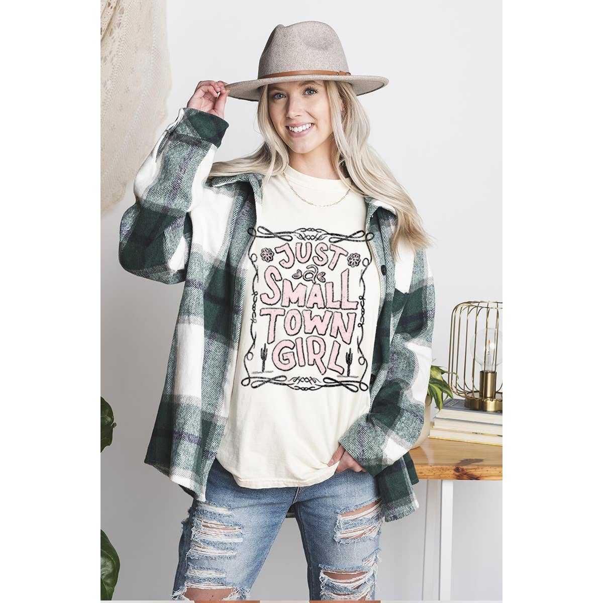 Just Small Town Girl  Graphic Tee Hoodie, Sweatshirt | PodTeesHub.com