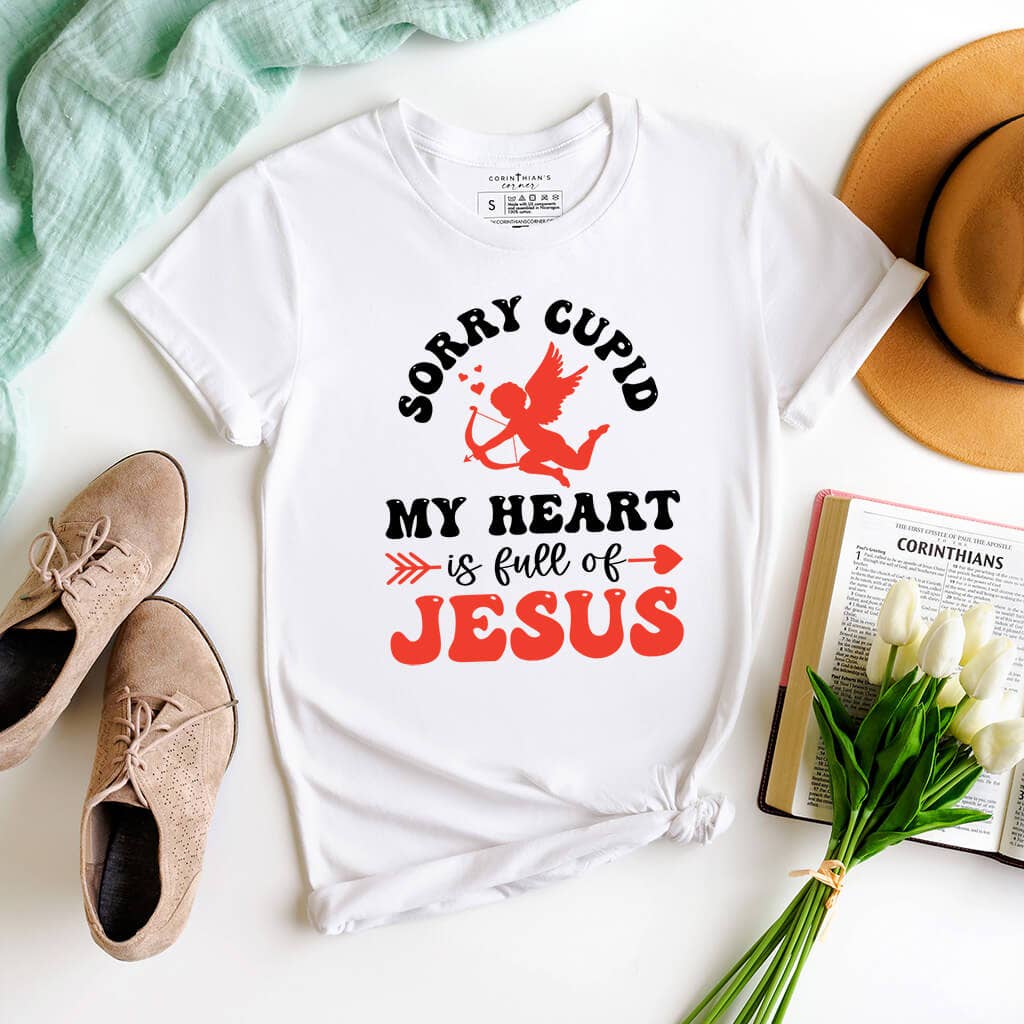 Sorry Cupid Graphic Tee Shirt Hoodie, Sweatshirt | PodTeesHub.com