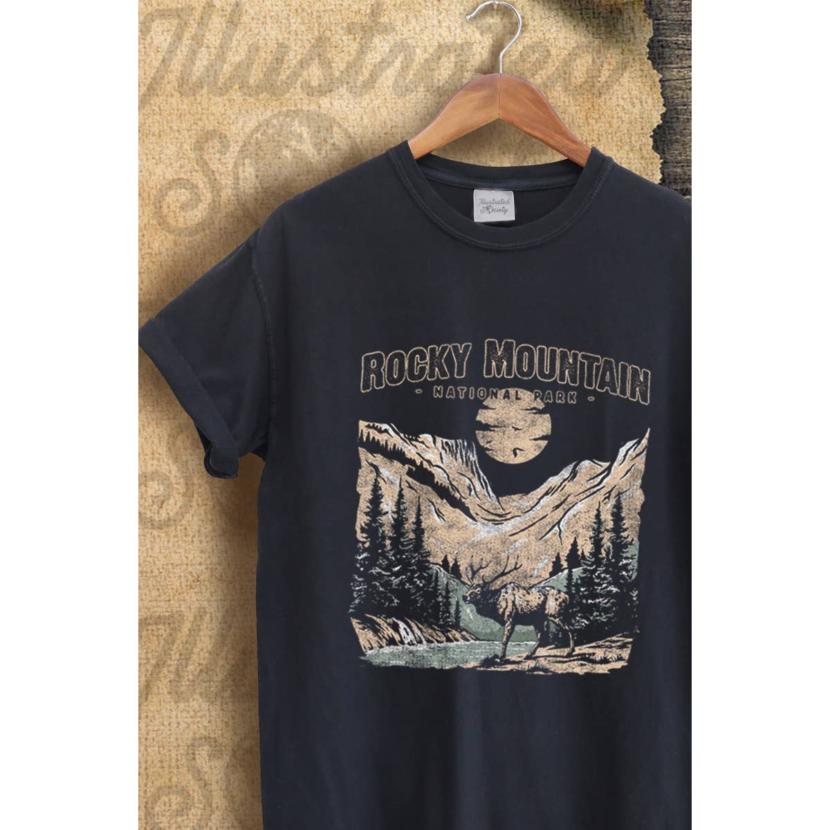 Rocky Mountain Vintage Graphic  Tee Hoodie, Sweatshirt | PodTeesHub.com