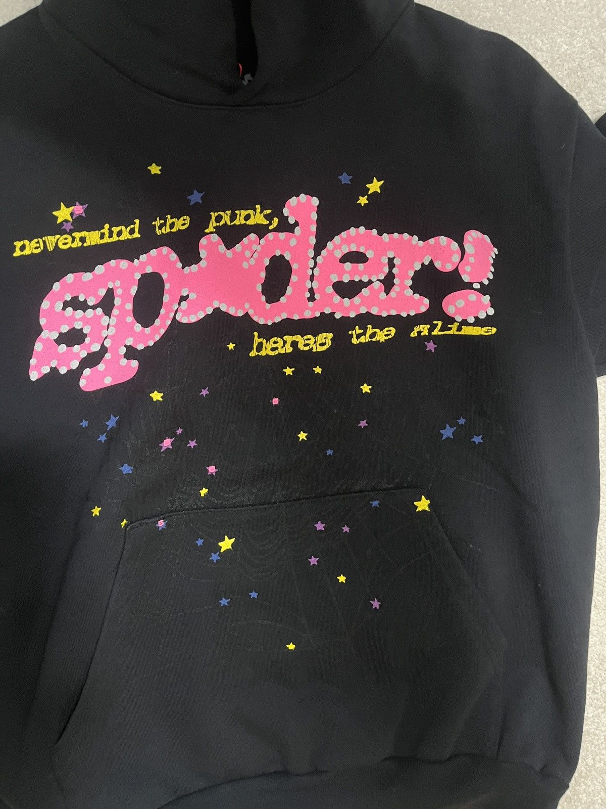 Sp5der Black P Nk Hoodie V2 T-Shirts, Sweatshirt | PodTeesHub.com