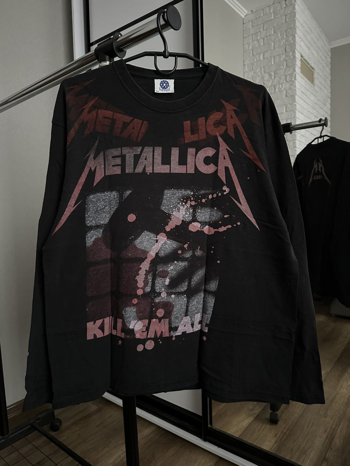Metallica Kill Em All Vintage Band Long Sleeve T Shirt 90s Hoodie, Sweatshirt | PodTeesHub.com