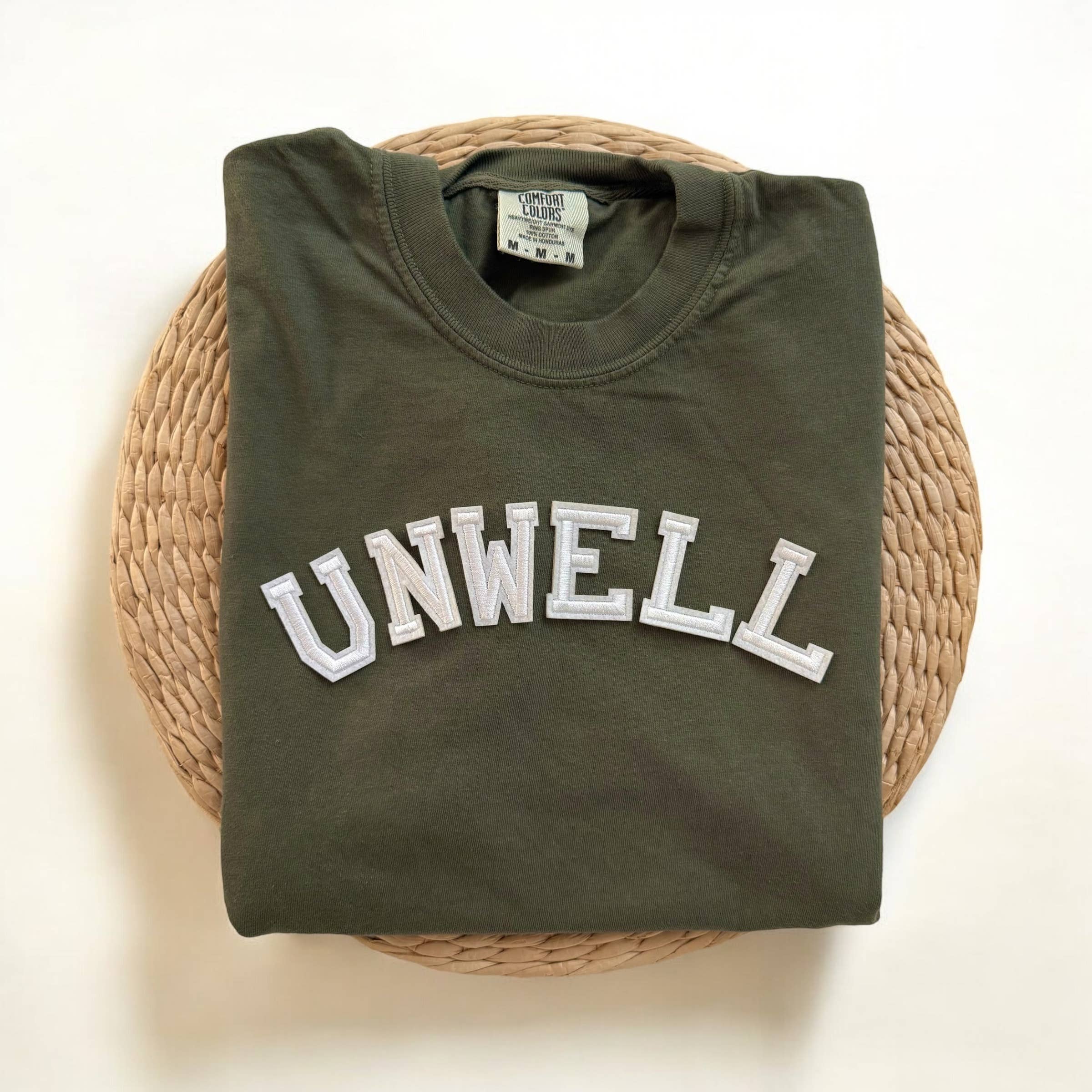Unwell Comfort Colors Short Sleeve Shirt, Funny Shirts Hoodie, Sweatshirt | PodTeesHub.com