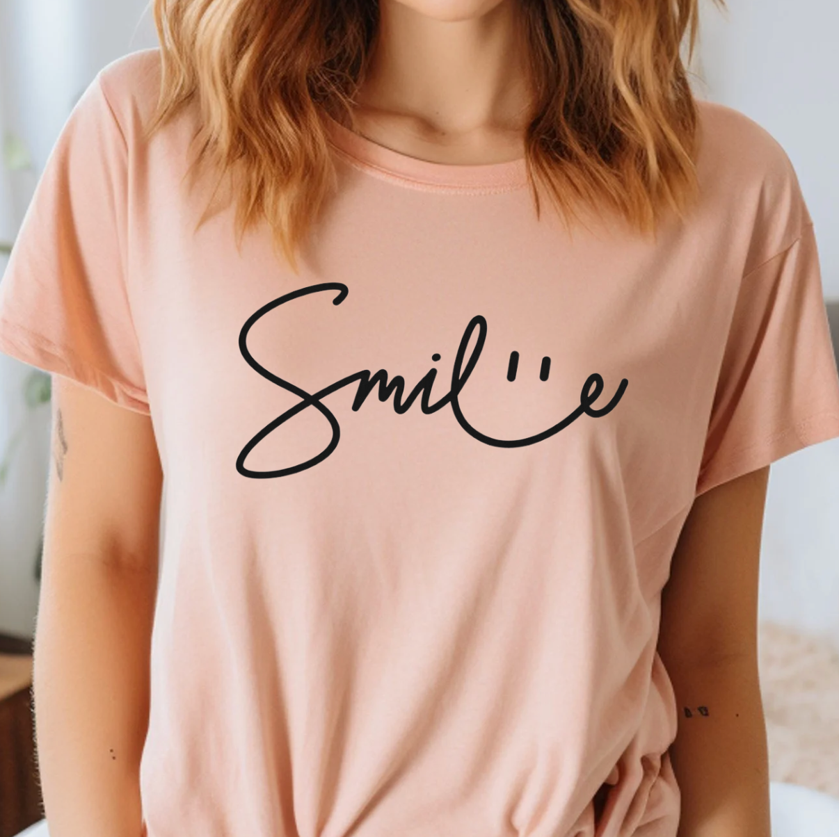 Smile Tee Hoodie, Sweatshirt | PodTeesHub.com