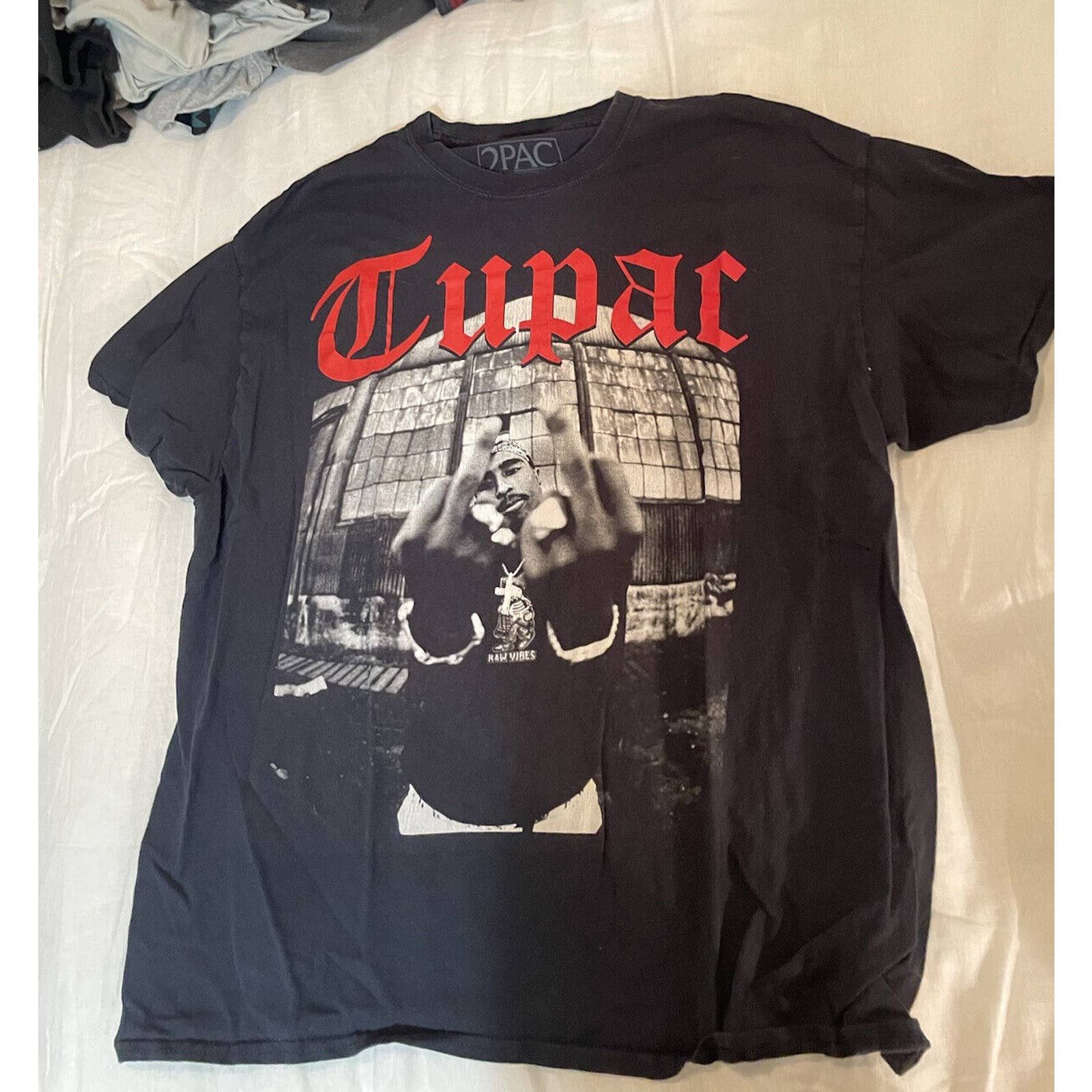 Vintage Dear Mama Tupac 2pac Shakur Rap Hip Hop T Shirt Xl Hoodie, Sweatshirt | PodTeesHub.com