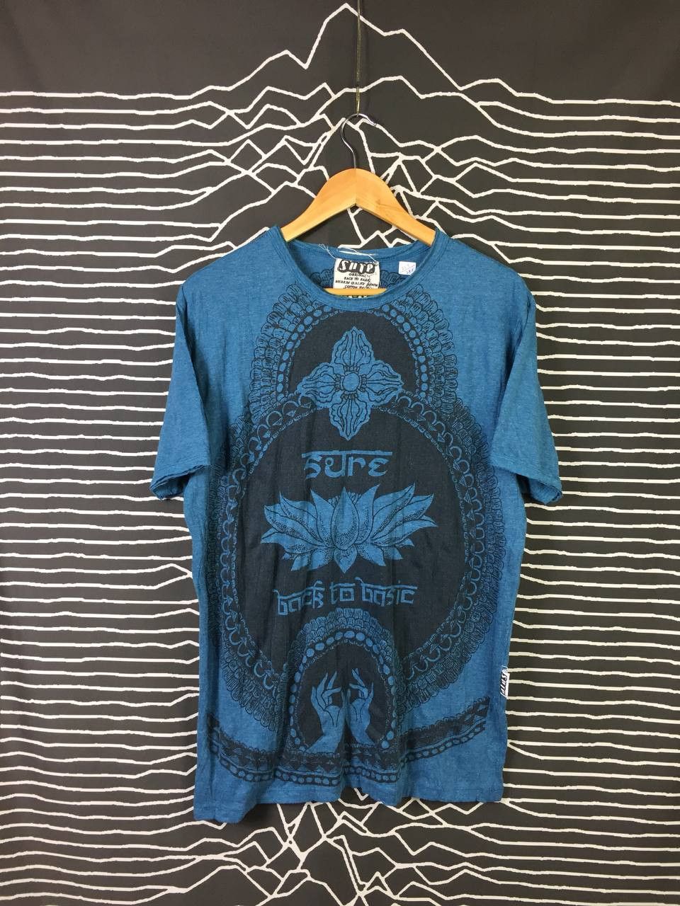 Vintage Sutp Mana Ethnic All Overprint Lotus Hindu Graphic Tee Hoodie, Sweatshirt | PodTeesHub.com