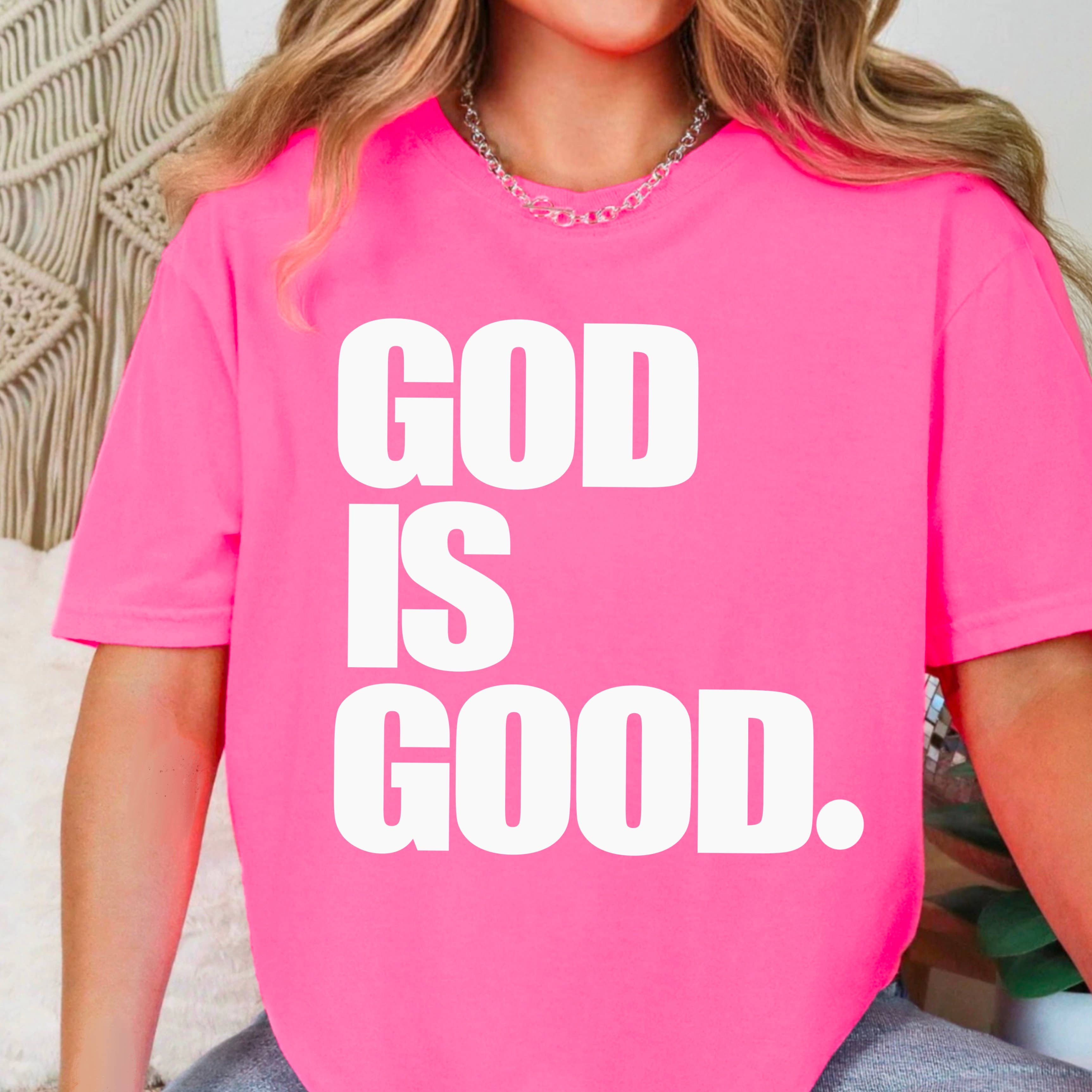 God Is Good  Christian Graphic T-Shirt | Gildan Hoodie, Sweatshirt | PodTeesHub.com