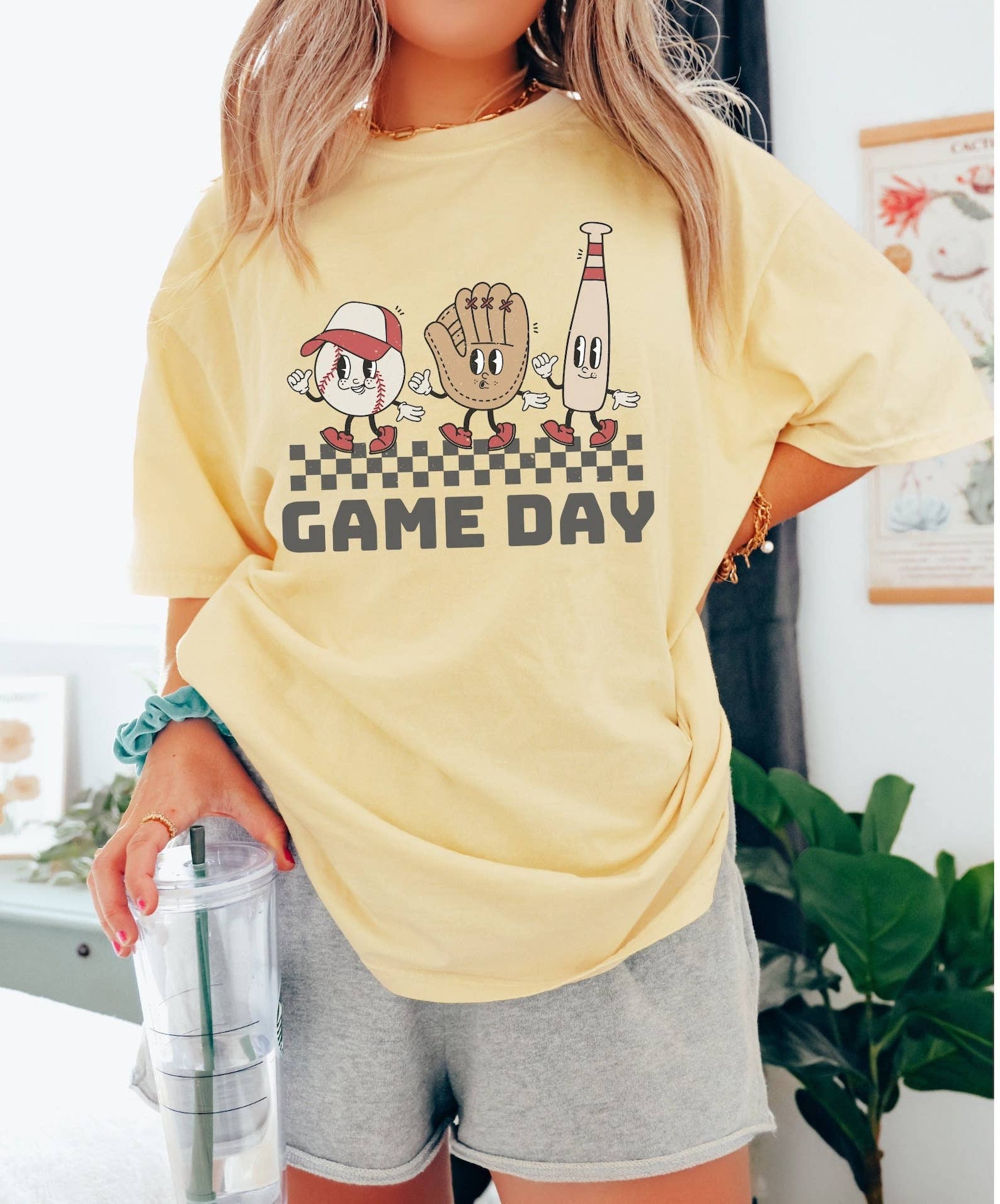 Baseball Game Day T-Shirt - Women's Shirt Hoodie, Sweatshirt | PodTeesHub.com