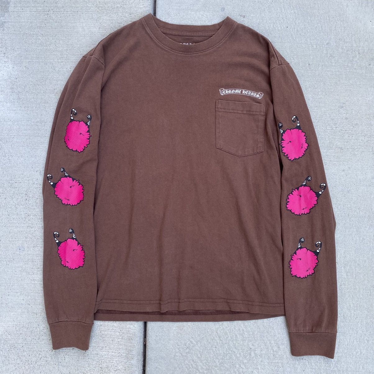 Hearts Chrome Hearts Structure Long Sleeve Shirt Hoodie, Sweatshirt | PodTeesHub.com