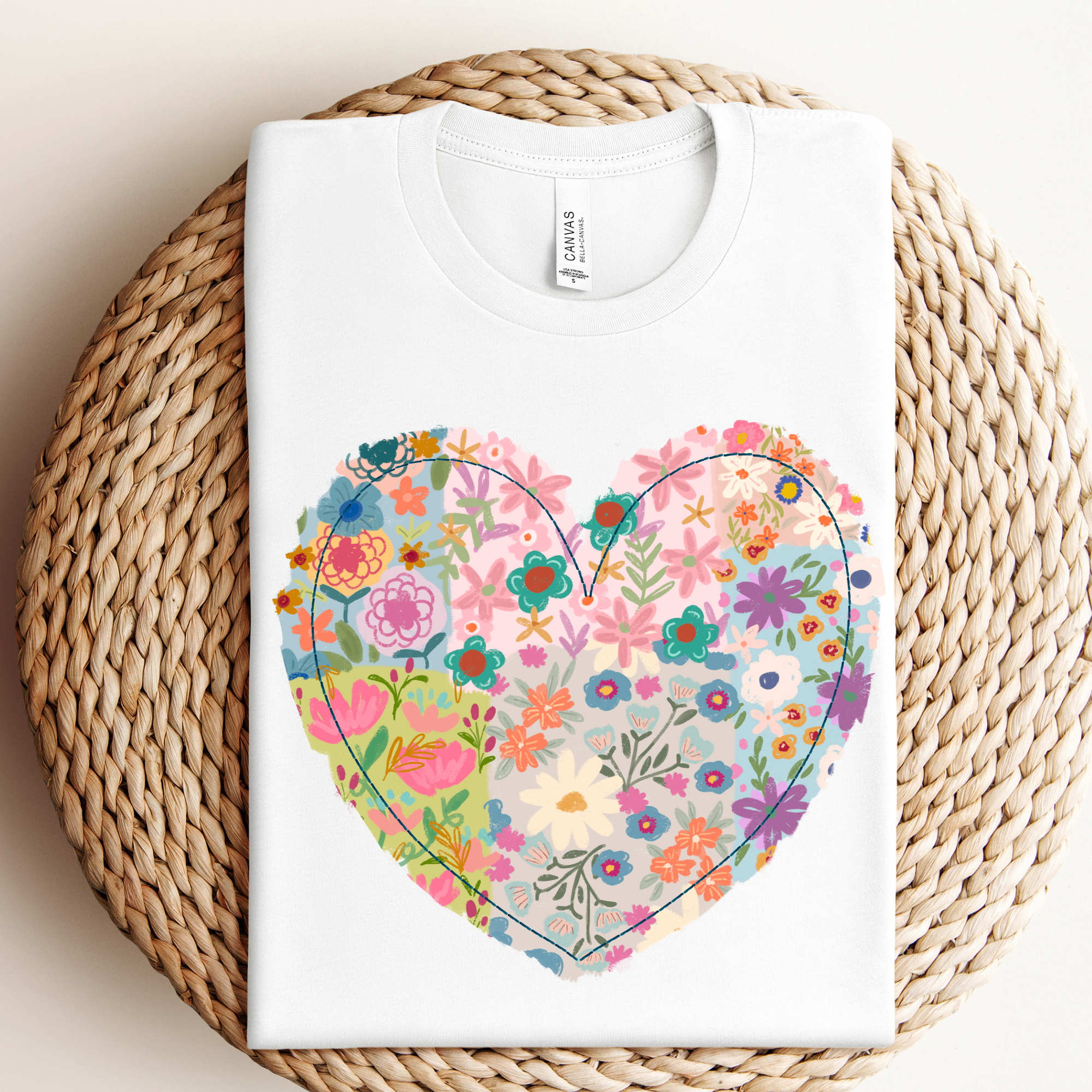 Boho Heart Graphic Tee Hoodie, Sweatshirt | PodTeesHub.com
