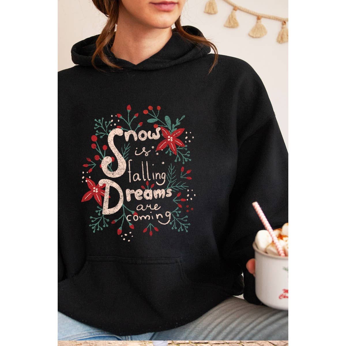 Winter Season   Graphic  Hoodie T-Shirts, Sweatshirt | PodTeesHub.com