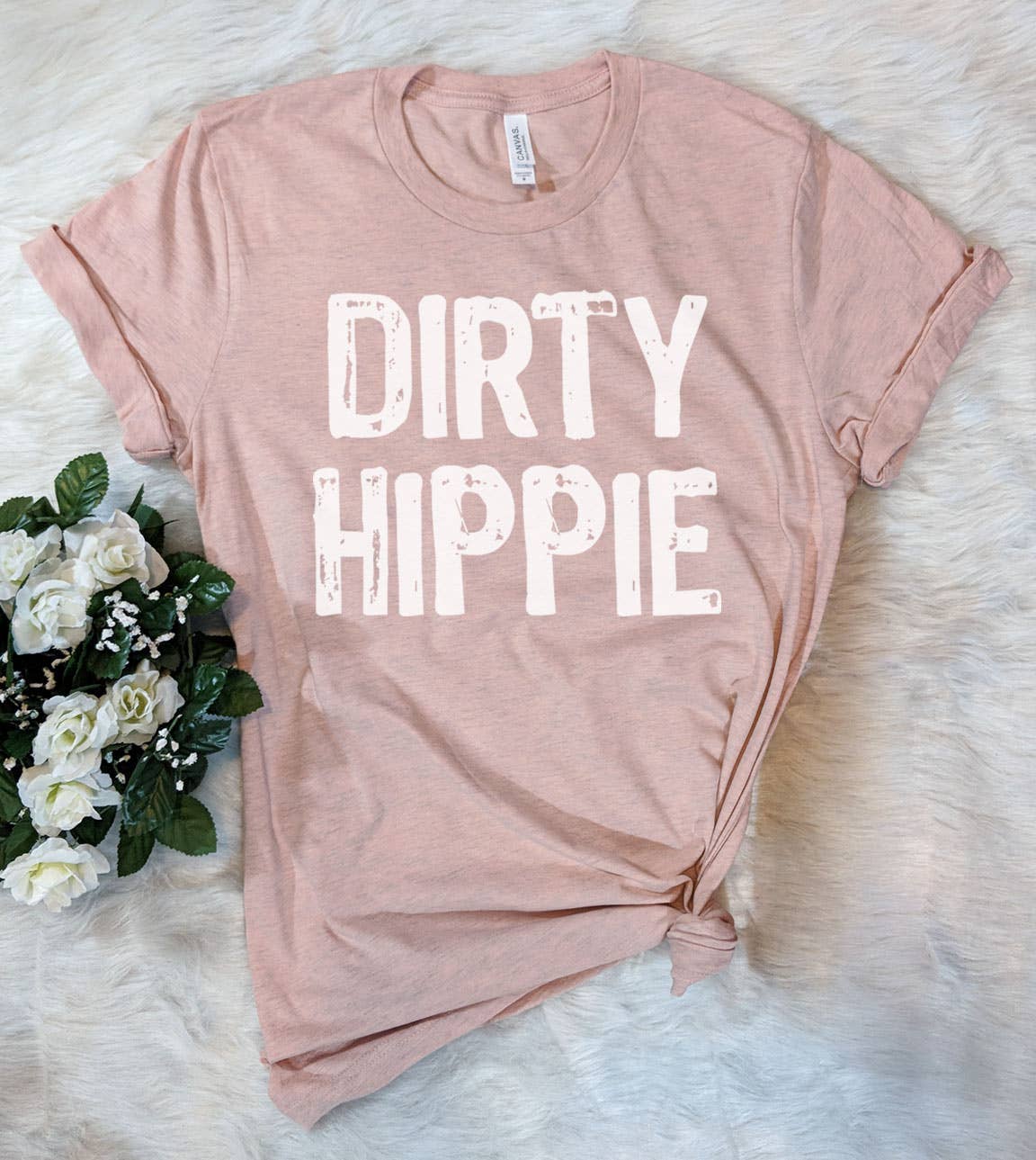 Dirty Hippie - Funny Nerd Cute Hippie Silly Stoner T-Shirt Hoodie, Sweatshirt | PodTeesHub.com