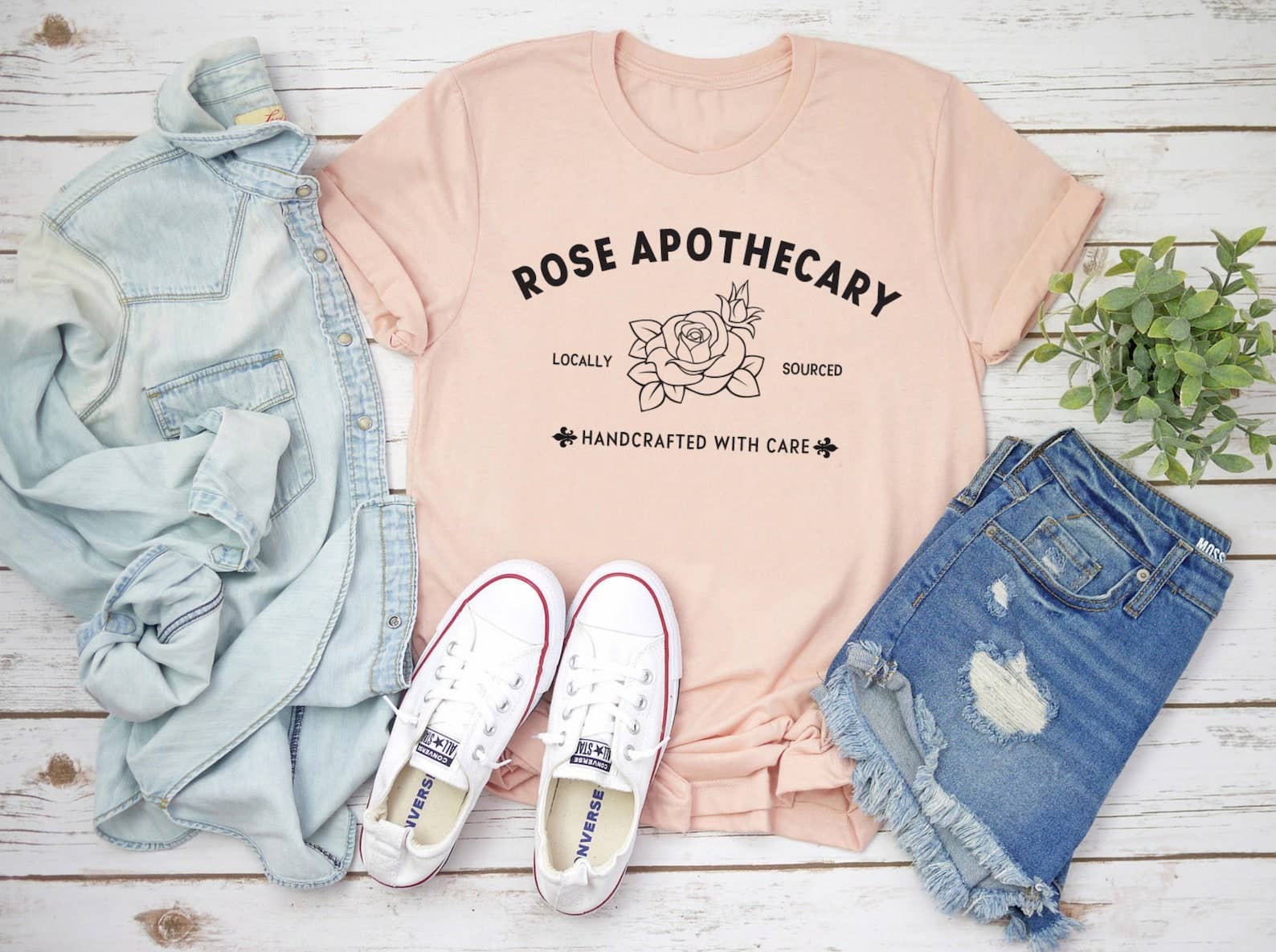 Rose Apothecary Locally Sourced T-Shirt Hoodie, Sweatshirt | PodTeesHub.com