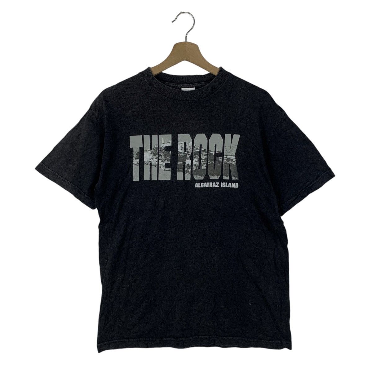 Japanese Brand Vintage The Rock Alcatraz Movie Film Tee Shirt Hoodie, Sweatshirt | PodTeesHub.com