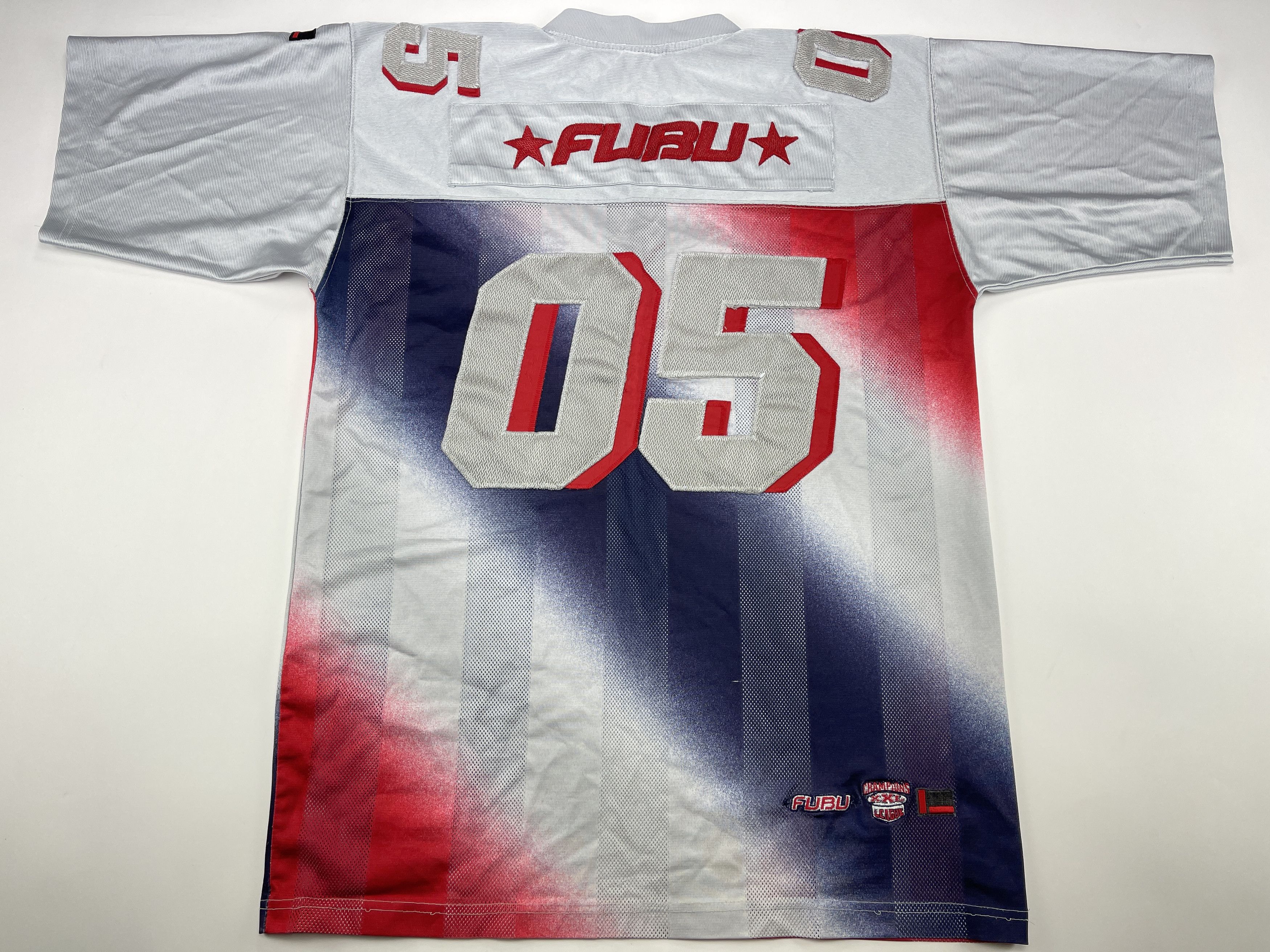 Fubu Jersey Gray Fubu 05 Vintage Hip Hop T Shirt 90s L Hoodie, Sweatshirt | PodTeesHub.com