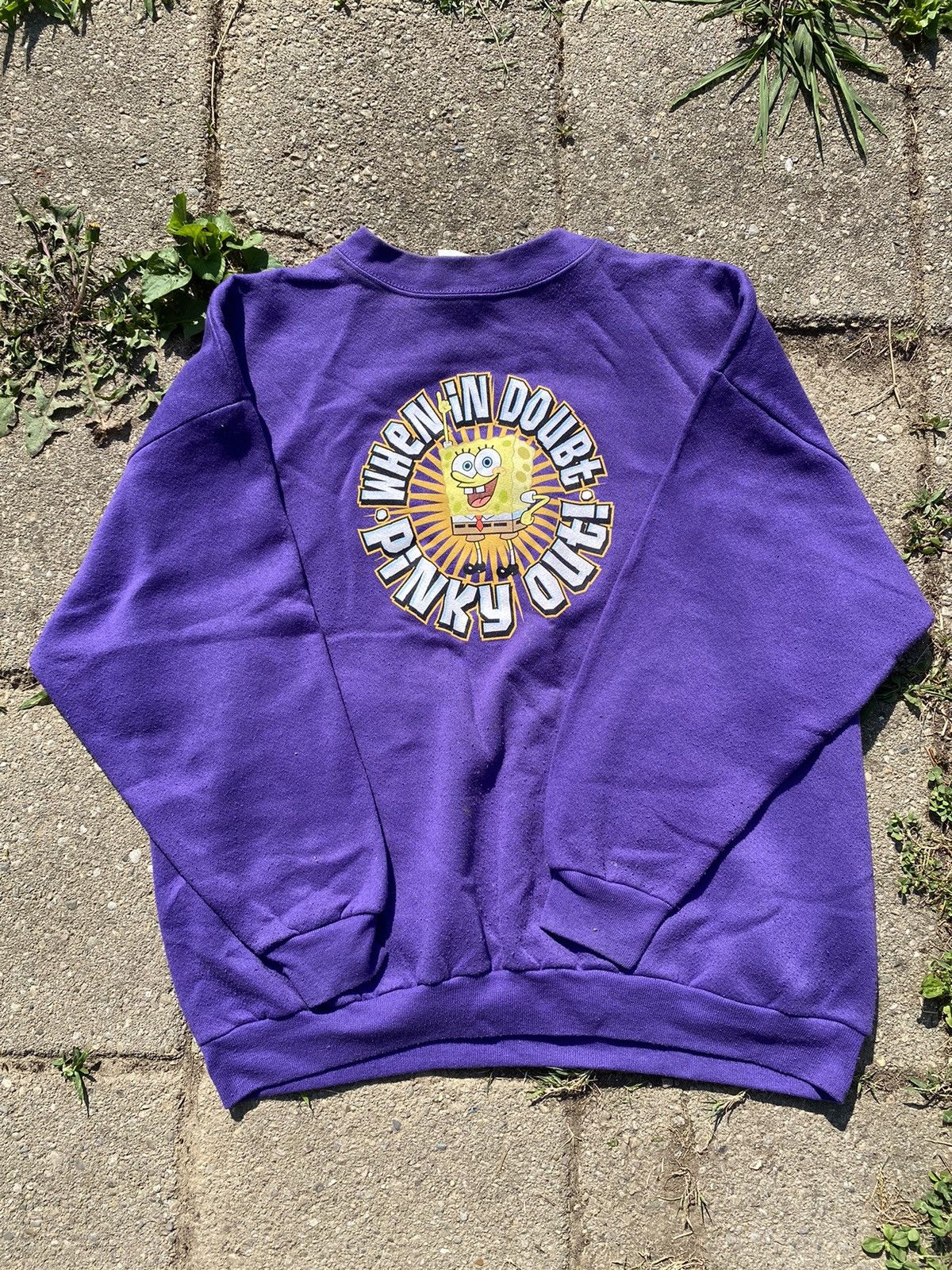 Crazy Vintage Y2k Spongebob Cartoon Crewneck Sweatshirt T-Shirts, Hoodie | PodTeesHub.com