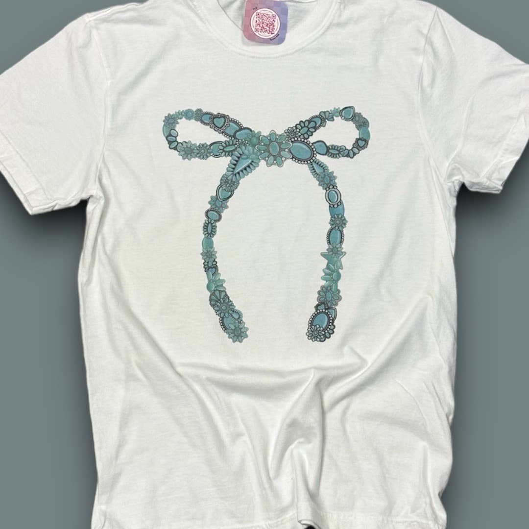 Turquoise Headband with Bow T-Shirt Hoodie, Sweatshirt | PodTeesHub.com