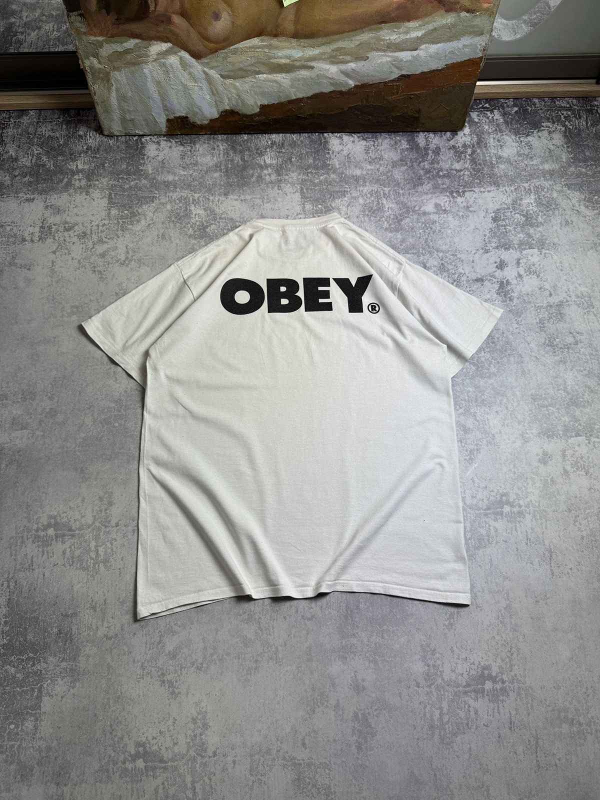 Rare Obey Made Usa Big Logo Vintage Y2k T-Shirts, Hoodie, Sweatshirt