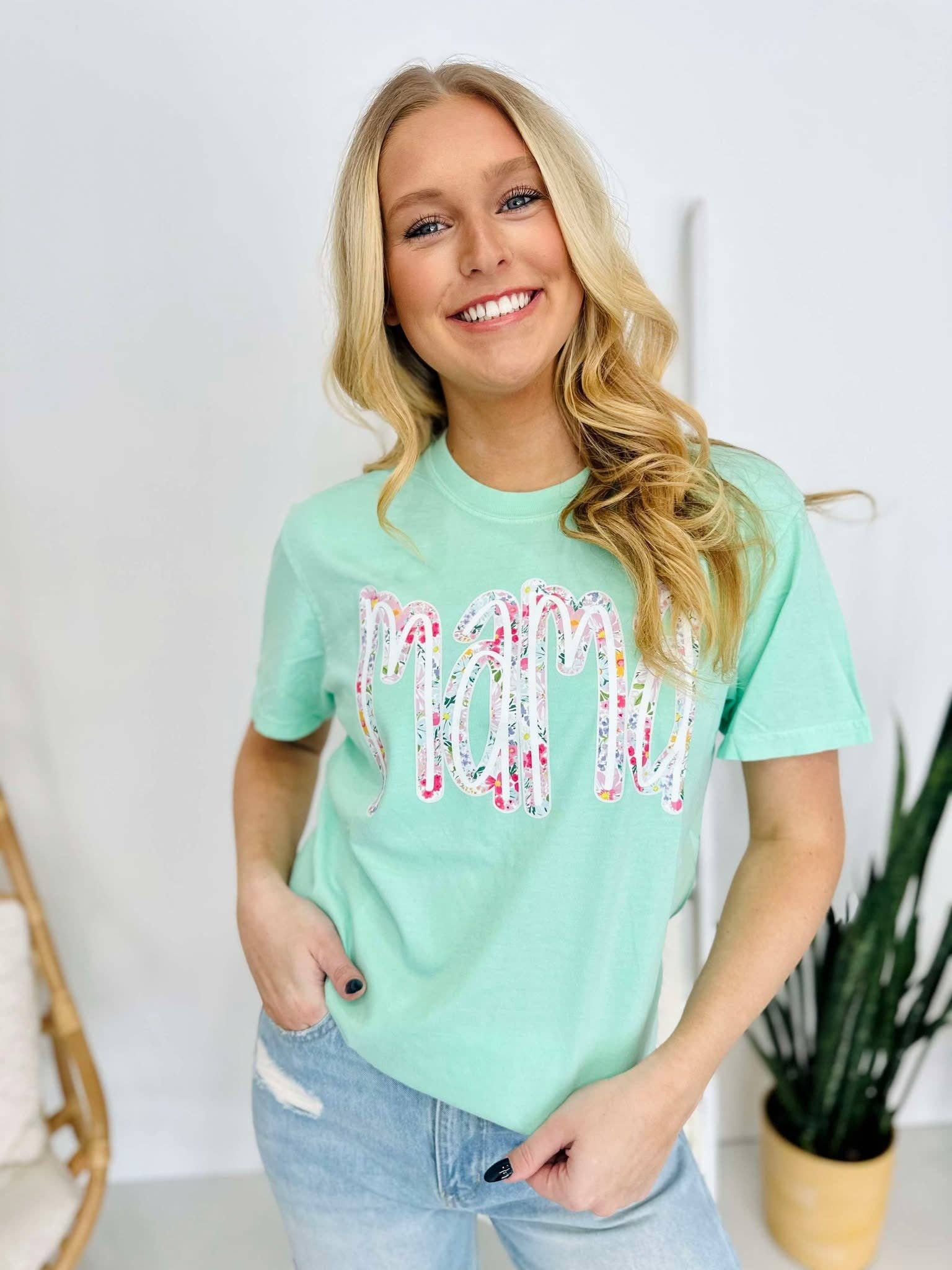 Mama Inline Multi Floral Farm Dtf Tee Hoodie, Sweatshirt | PodTeesHub.com