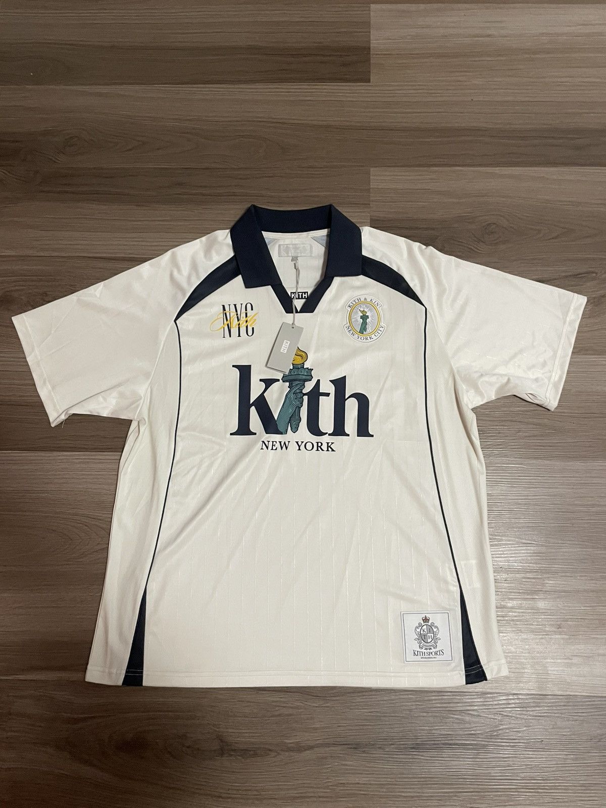 Kith New York Edison Soccer Jersey Xl T-Shirts, Hoodie, Sweatshirt | PodTeesHub.com