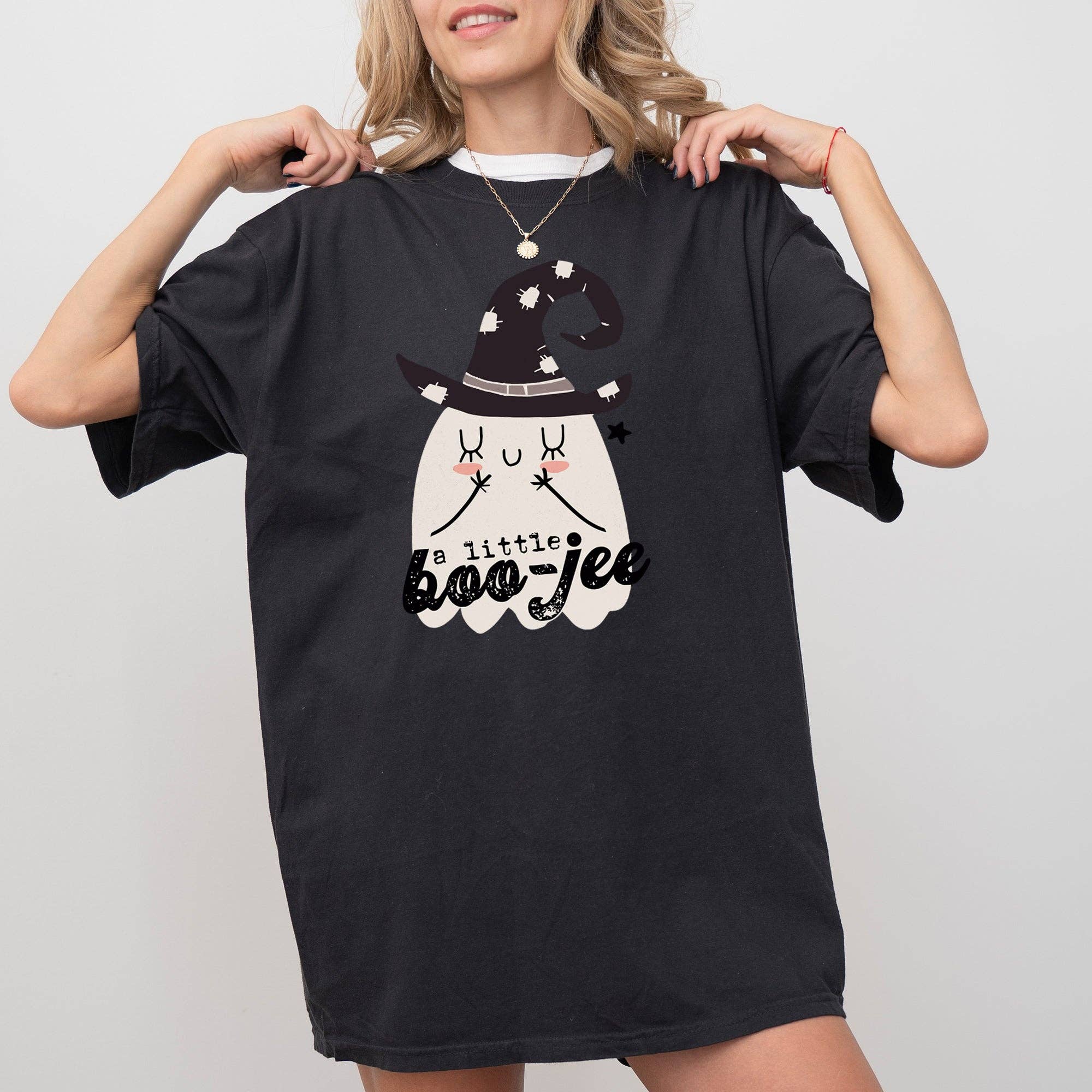 Boo-Jee, Ghost, Spooky, Skeleton, Funny, Halloween T-Shirt Hoodie, Sweatshirt | PodTeesHub.com