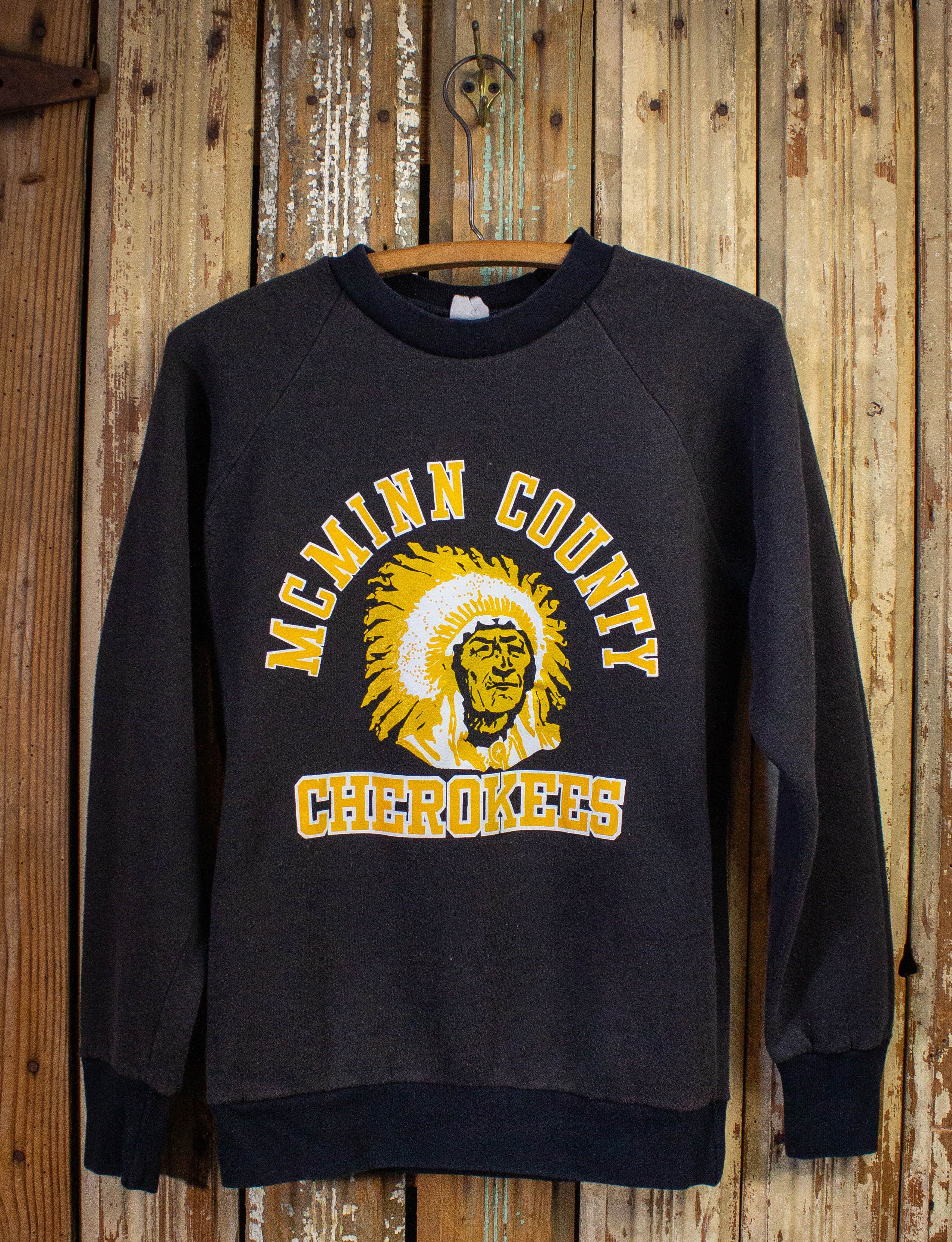 Vintage Mcminn County Cherokees Graphic Sweatshirt T-Shirts, Hoodie | PodTeesHub.com