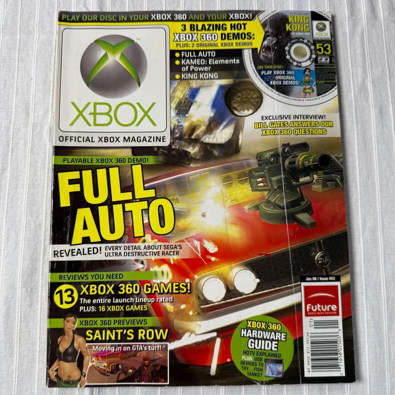 Other Vtg Xbox Magazine 53 Jan 2006 Full Auto Demo No Disc T-Shirts, Hoodie, Sweatshirt