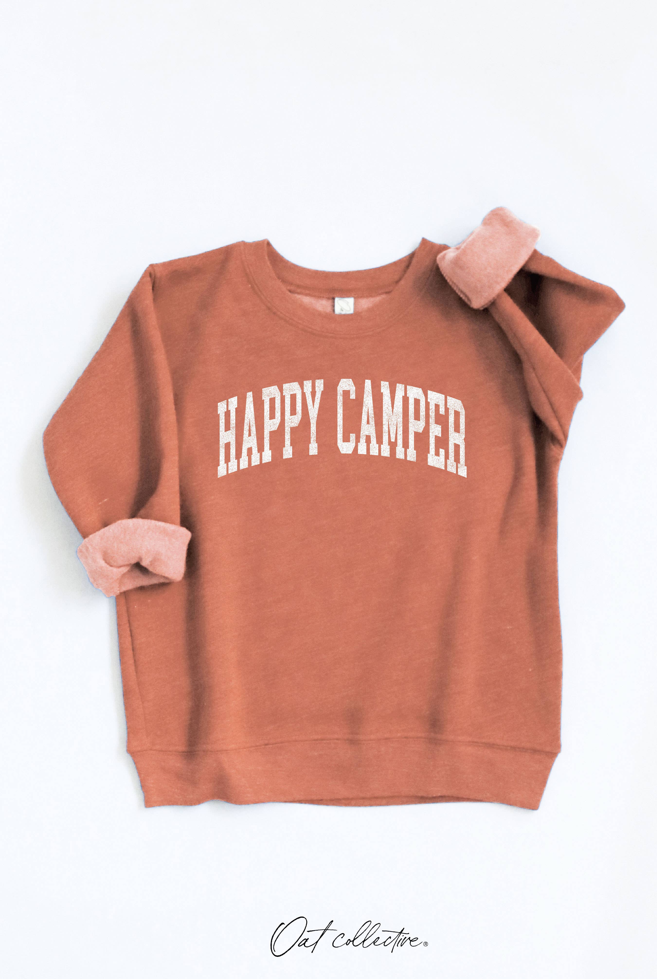 Happy Camper Toddler Graphic Sweatshirt T-Shirts, Hoodie | PodTeesHub.com