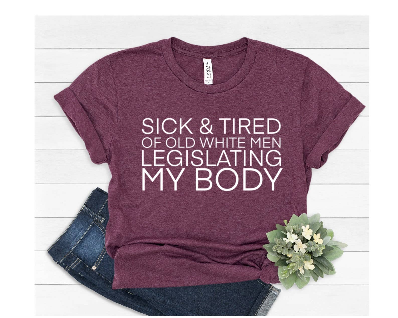 Sick and Tired of Old White Men T-Shirt Hoodie, Sweatshirt | PodTeesHub.com