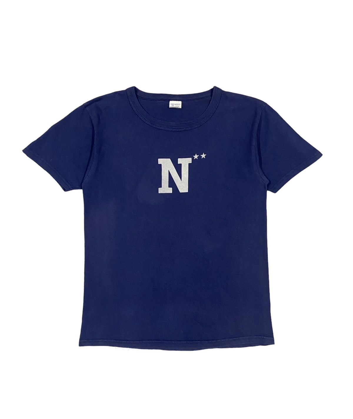 The Real Mccoy S X Toyo Enterprises Vtg Buzz Rickson S Navy Yard Printed Tee Indigo Hoodie, Sweatshirt | PodTeesHub.com