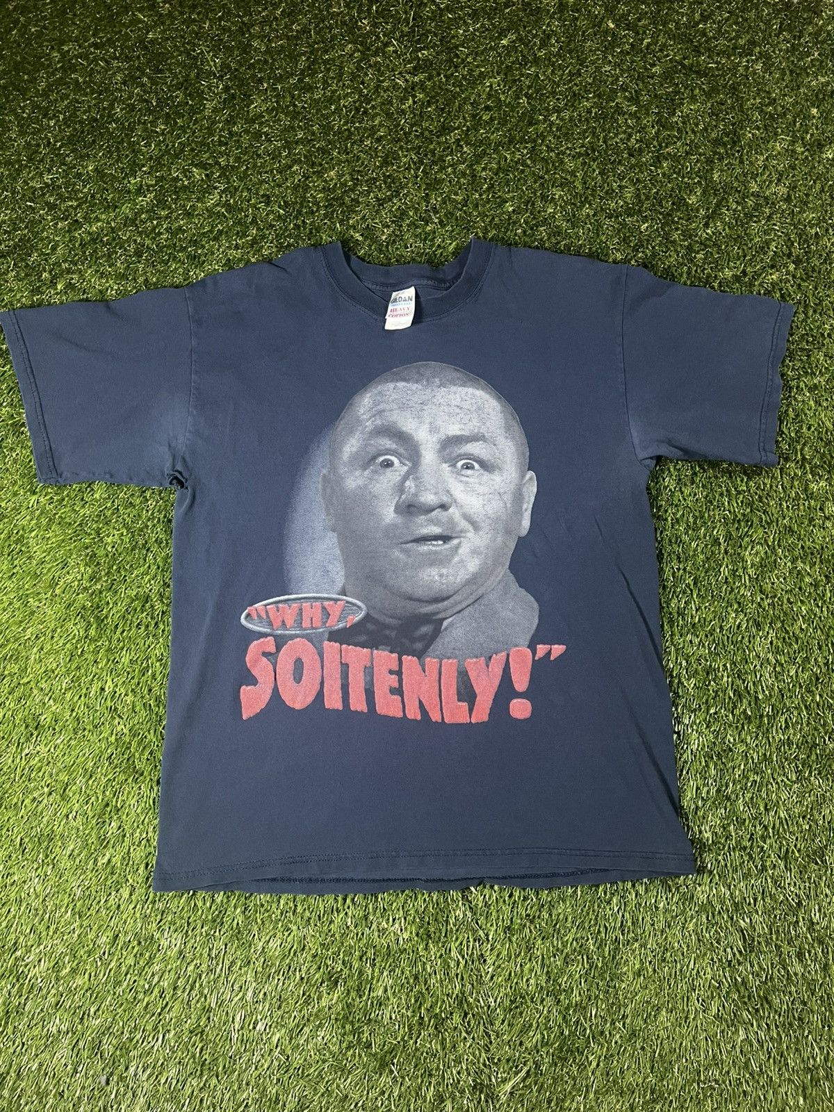 Vintage 90 S Three Stooges Curly Character Promo Movie Tee Hoodie, Sweatshirt | PodTeesHub.com