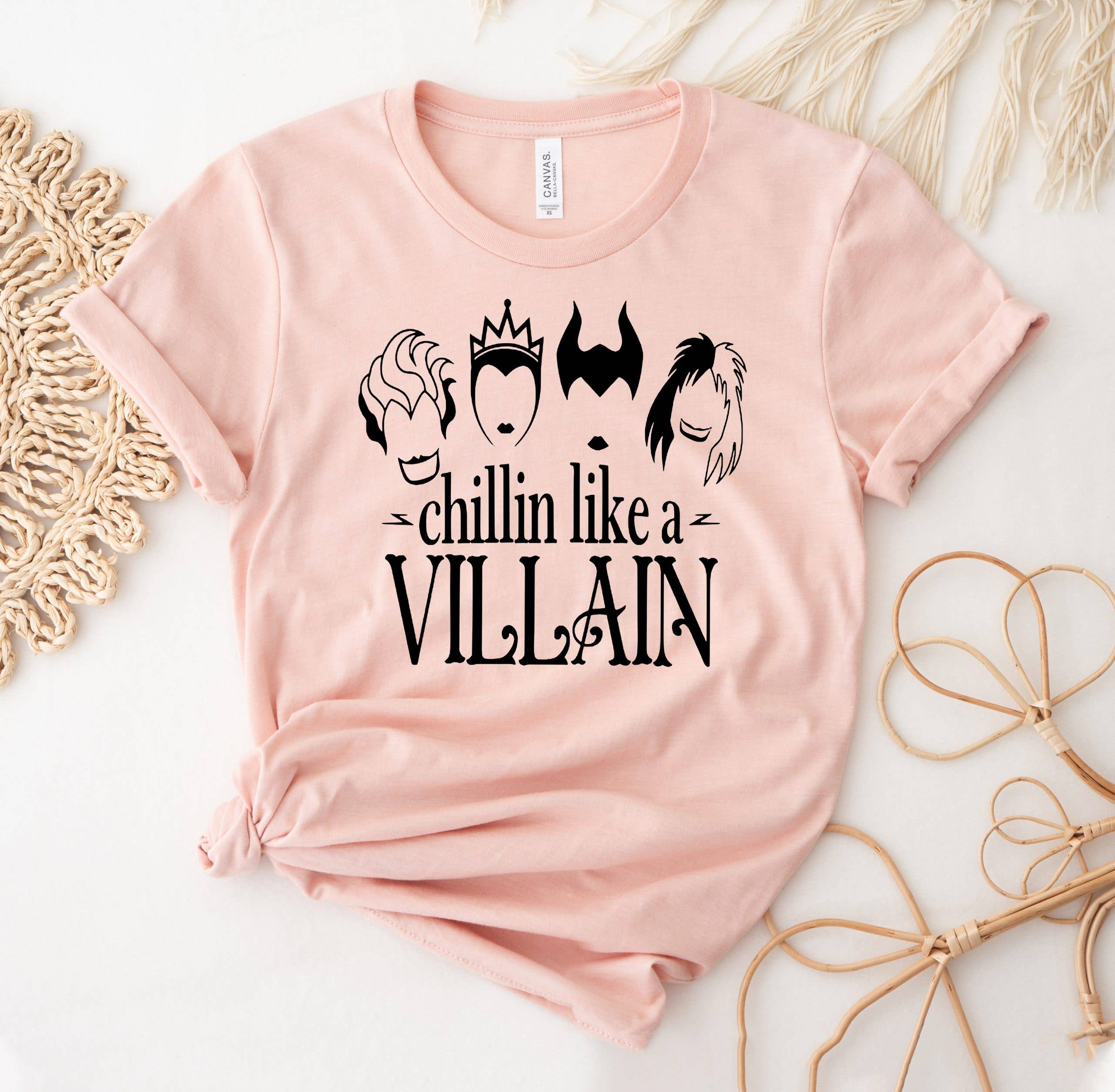 Chillin Like A Villain T-Shirt Hoodie, Sweatshirt | PodTeesHub.com