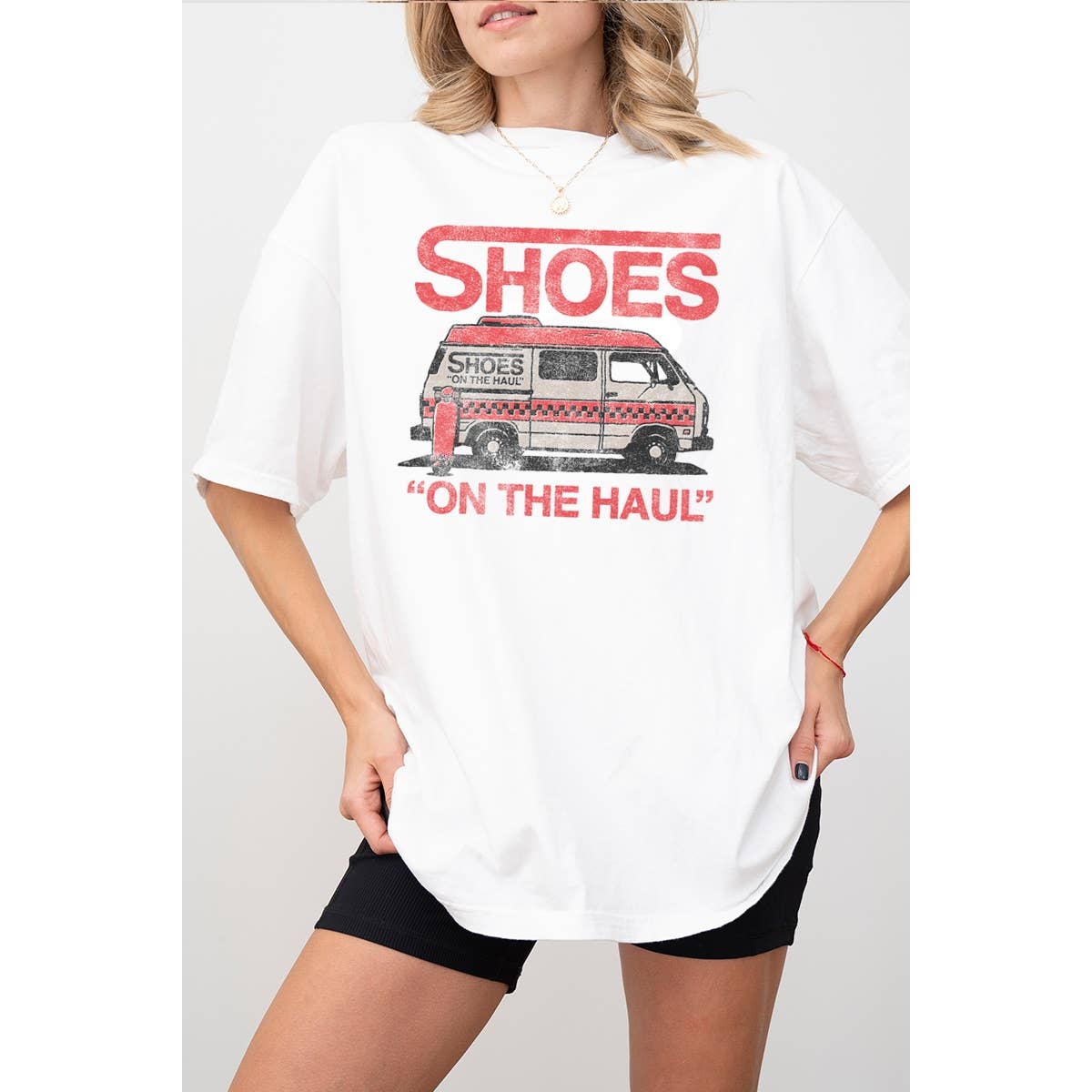 Shoes On the Haul Vintage Graphic Oversized Tee Hoodie, Sweatshirt | PodTeesHub.com