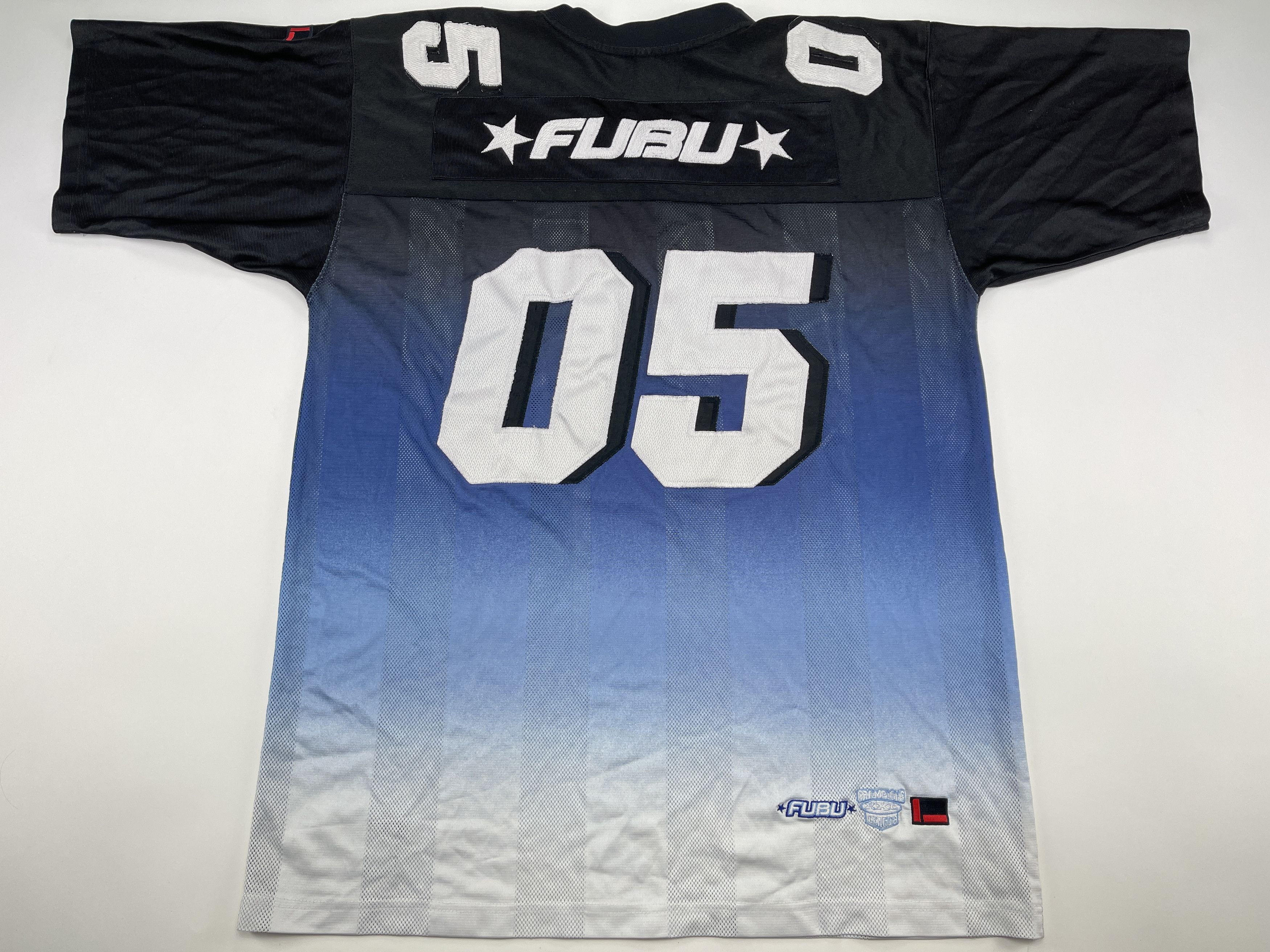 Fubu Jersey Blue Fubu 05 Vintage Hip Hop T Shirt 90s L Hoodie, Sweatshirt | PodTeesHub.com