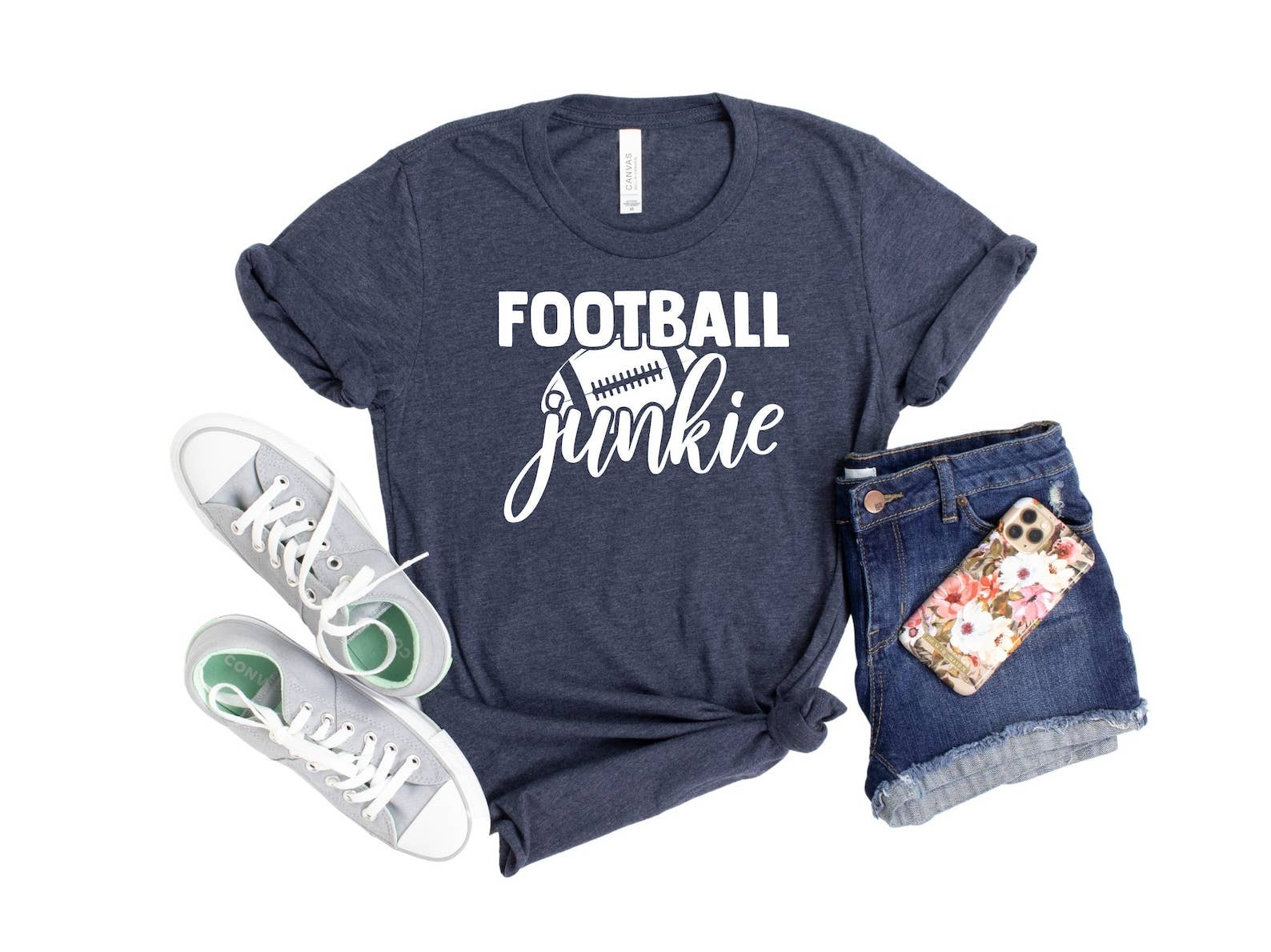 Football Junkie T-Shirt Hoodie, Sweatshirt | PodTeesHub.com