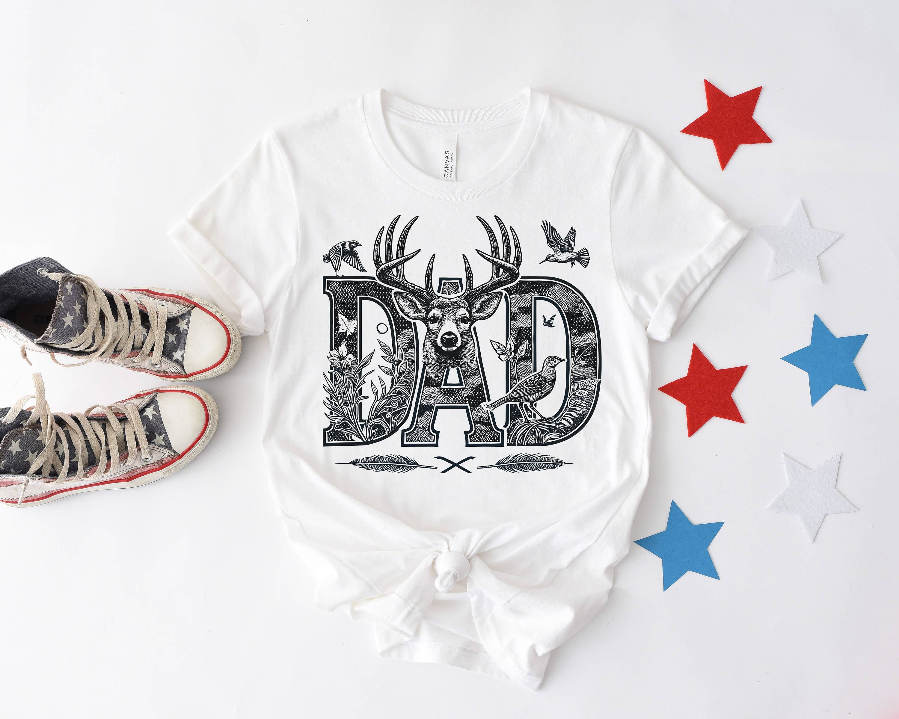 Best Buckin Dad Ever Deer Hunting Shirt - Father's Day Gift Hoodie, Sweatshirt | PodTeesHub.com