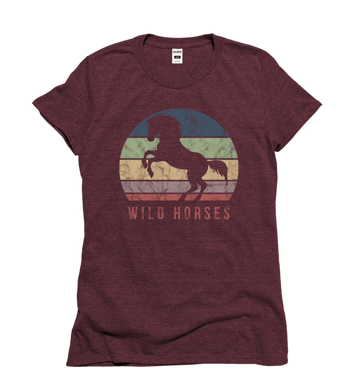 Wild Horses Ladies Western Graphic Tee 24pk Hoodie, Sweatshirt | PodTeesHub.com