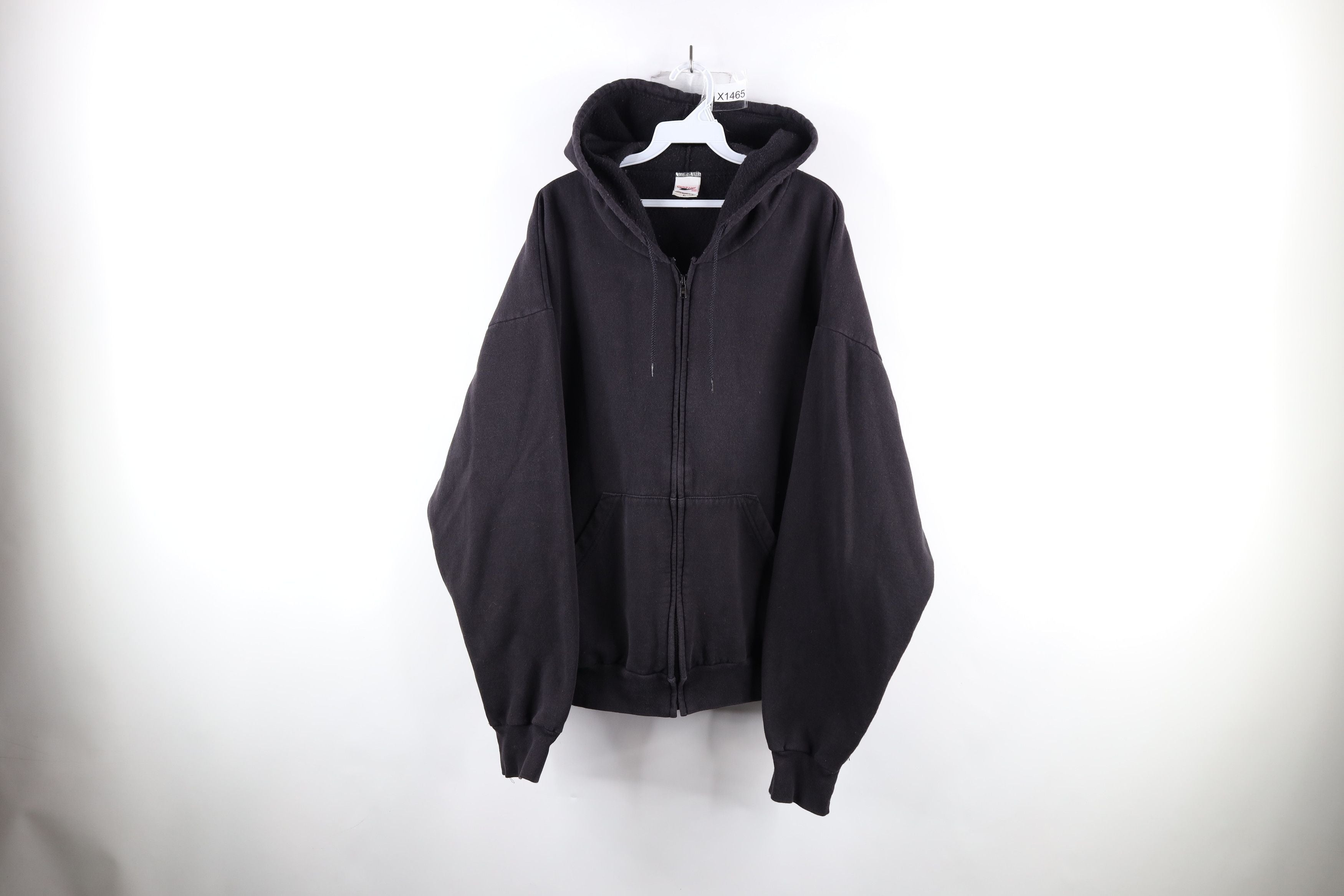 Vintage 90s Streetwear Union Made Full Zip Hoodie Black Usa T-Shirts, Sweatshirt | PodTeesHub.com
