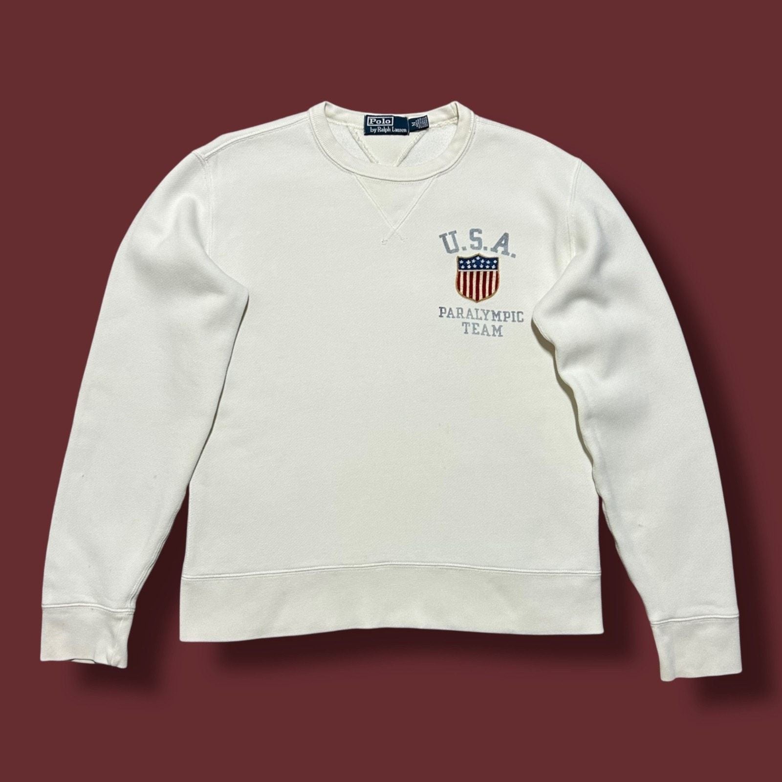 Ralph Lauren X Vintage Vintage Polo Ralph Lauren Sweatshirt Paralympic Team Usa T-Shirts, Hoodie | PodTeesHub.com