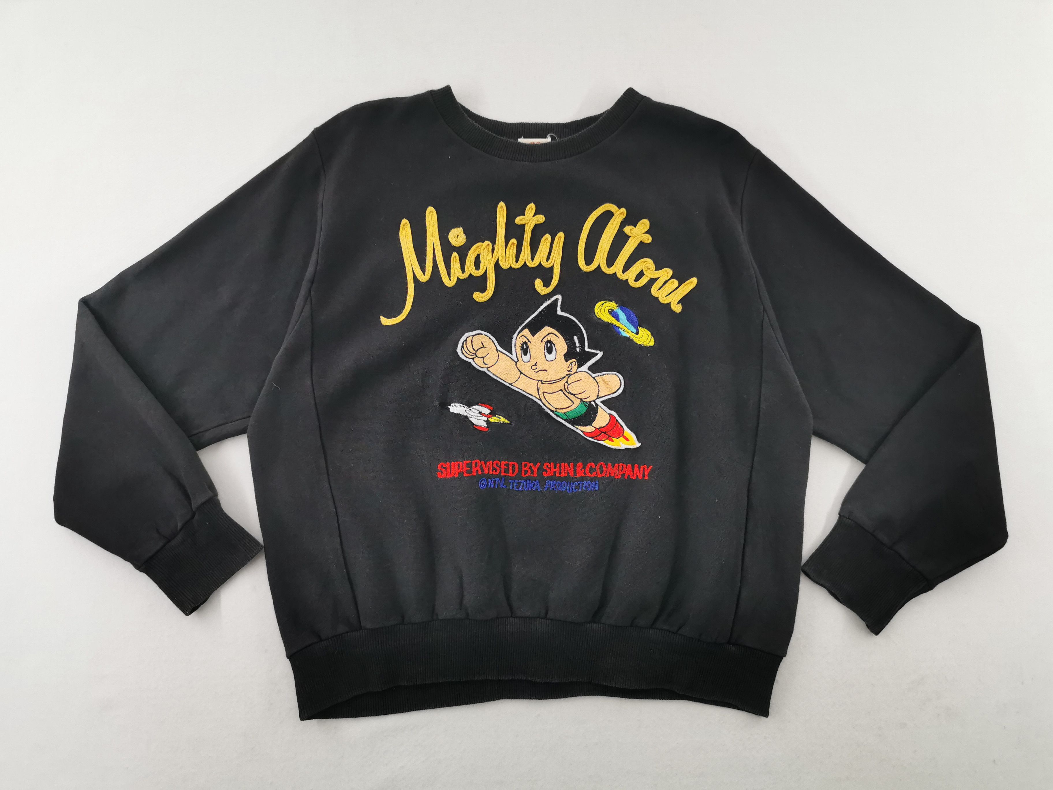 Astro Boy Anime Vintage 90 S Embroidery Pullover Sweatshirt T-Shirts, Hoodie | PodTeesHub.com