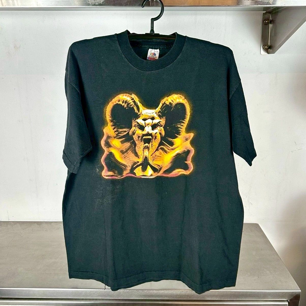 Vintage 1993 Front 424 Up Evil Tour Electronic Band T-Shirts, Hoodie, Sweatshirt