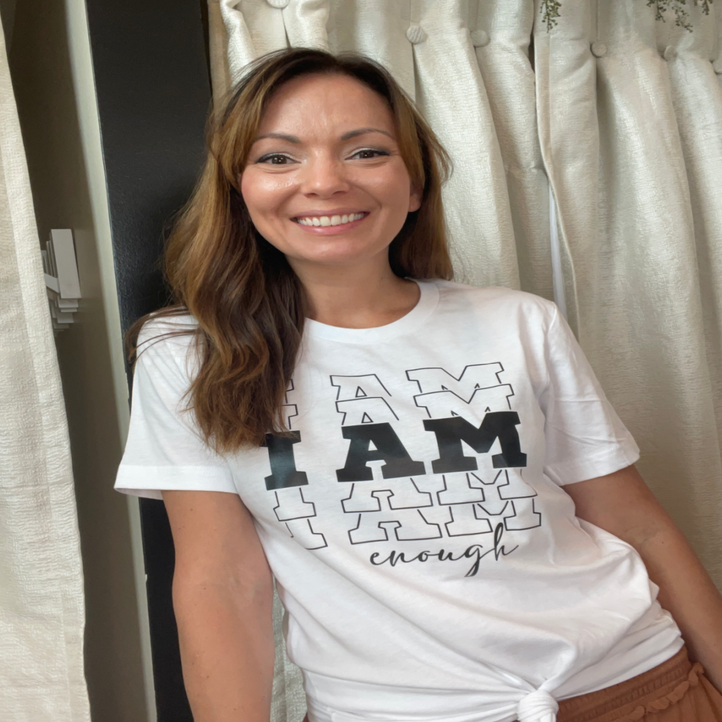 I Am Enough Tee Hoodie, Sweatshirt | PodTeesHub.com
