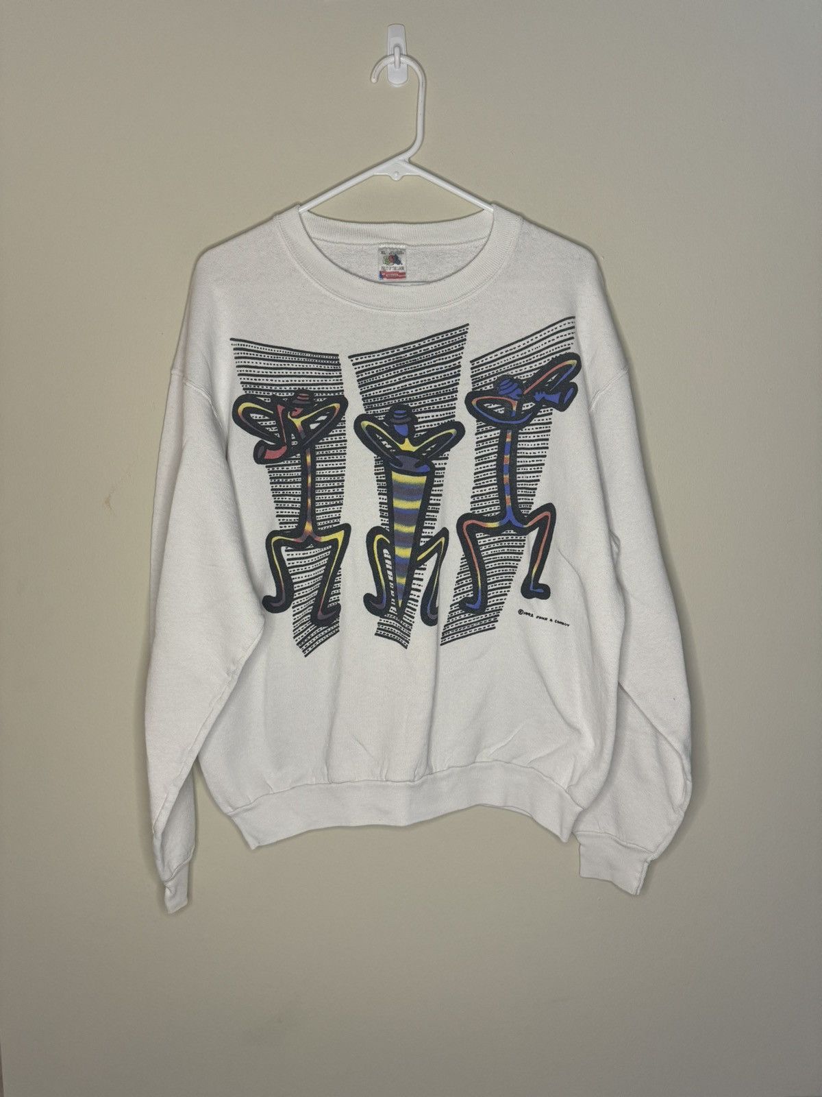 Fruit Of The Loom Vintage 1992 John A Conroy Jazz Graphic Crewneck T-Shirts, Hoodie, Sweatshirt | PodTeesHub.com
