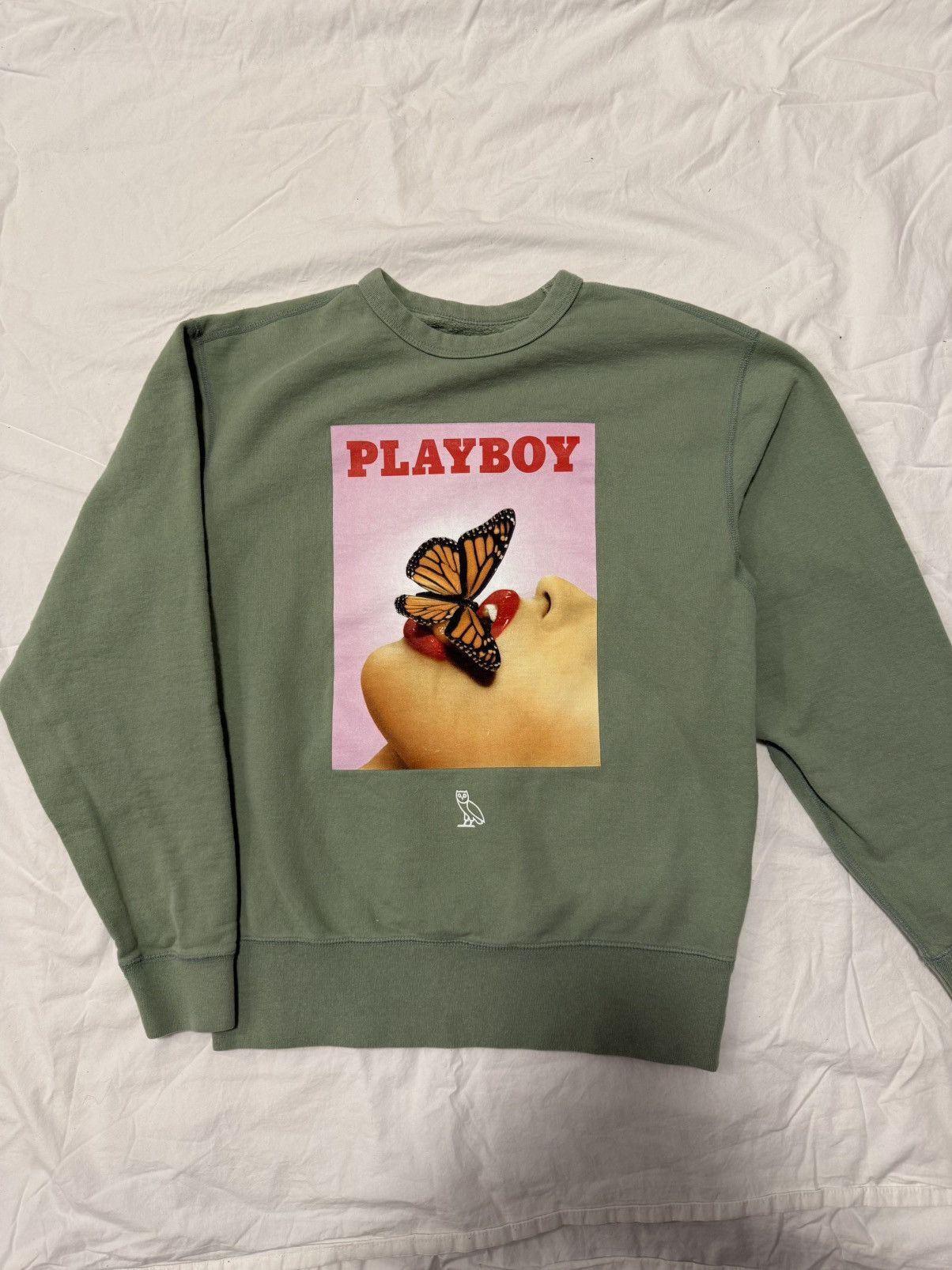 Ovo X Playboy Butterfly Xs Basil Green T-Shirts, Hoodie, Sweatshirt