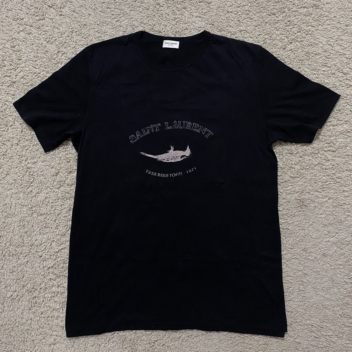 Laurent Paris Saint Laurent Free Bird Tour T Shirt Hoodie, Sweatshirt | PodTeesHub.com