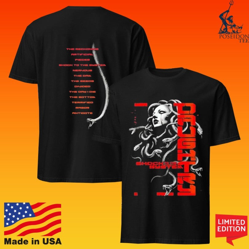 Daughtry Shock To The System Track List Shirt