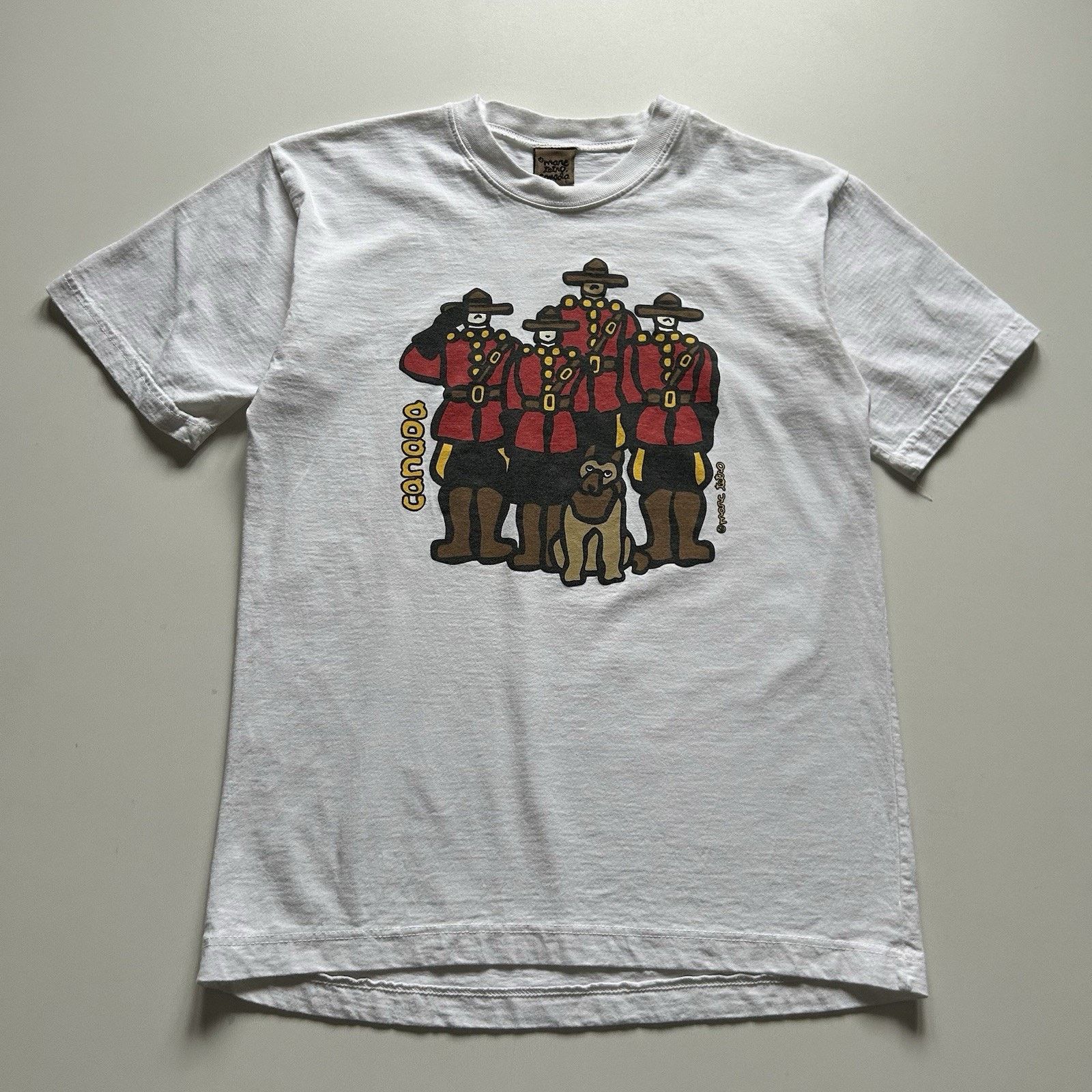 Vintage Canada Art T Shirt Small 90s Mounties Rcmp Police Hoodie, Sweatshirt | PodTeesHub.com