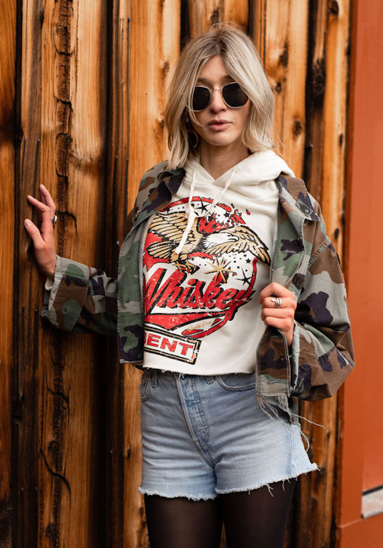 Whiskey Bent Cropped Hoodie T-Shirts, Sweatshirt | PodTeesHub.com