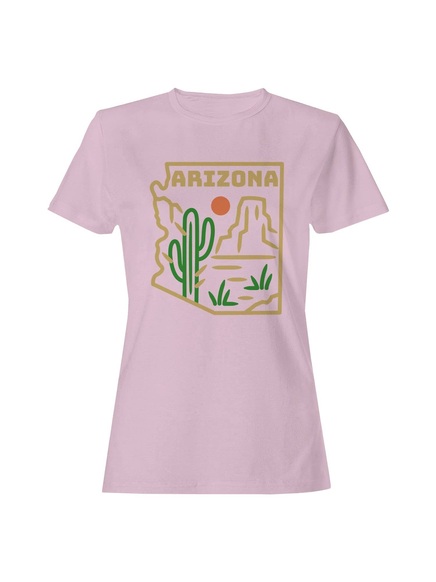 Arizona Desert Art Sticker Women's T-Shirt Hoodie, Sweatshirt | PodTeesHub.com